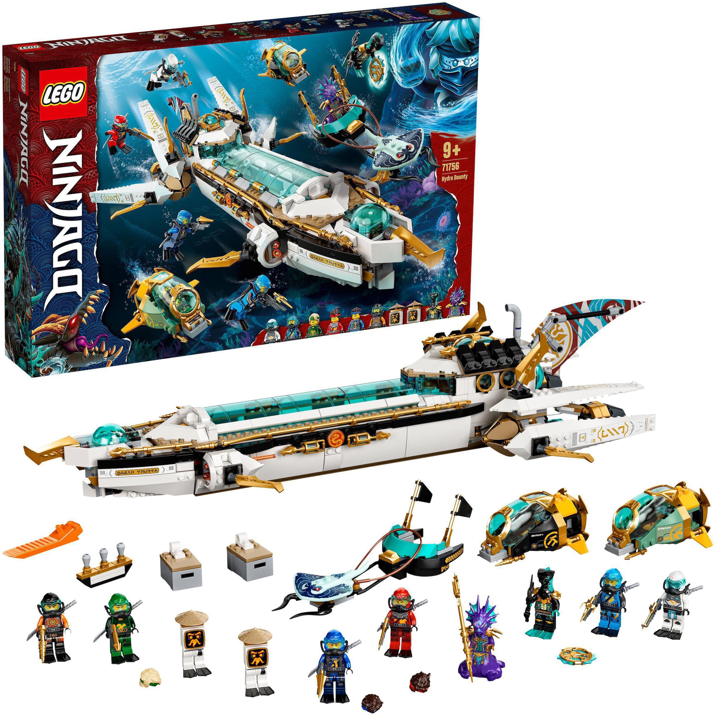 LEGO® Konstruktionsspielsteine »Wassersegler (71756), LEGO® NINJAGO®«, (1159 St.),... kaufen