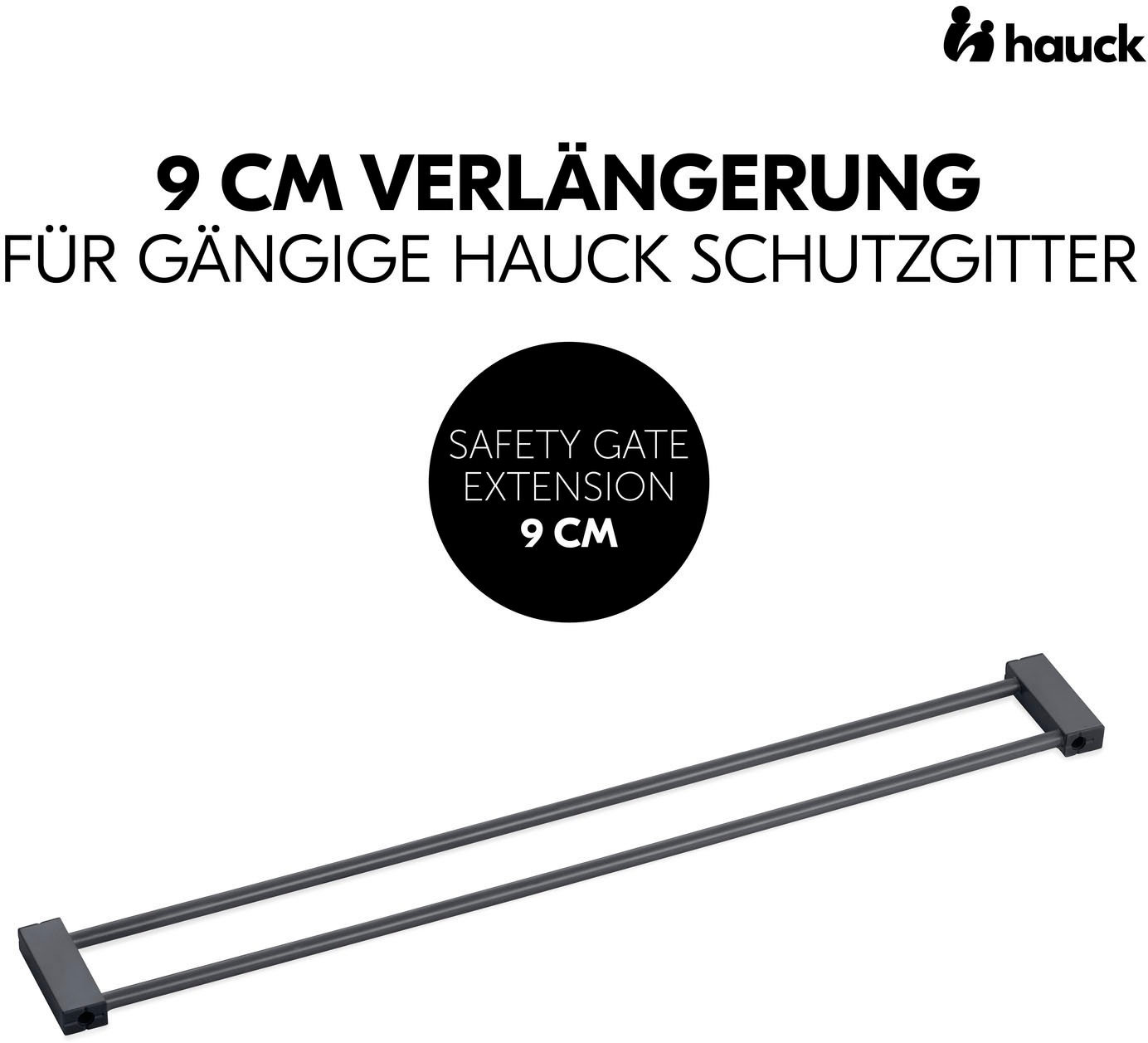 Hauck Verlängerung für Türschutzgitter »Extension, 9 cm, Dark Grey«