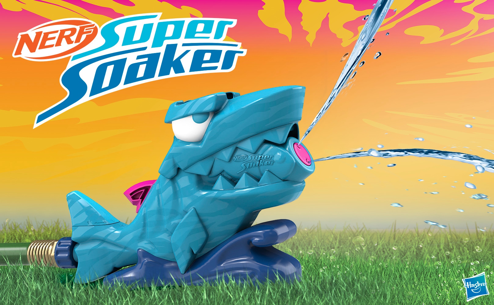 Hasbro Spiel-Wassersprenkler »Nerf Super Soaker Hop & Chomp« Wasserspielzeug