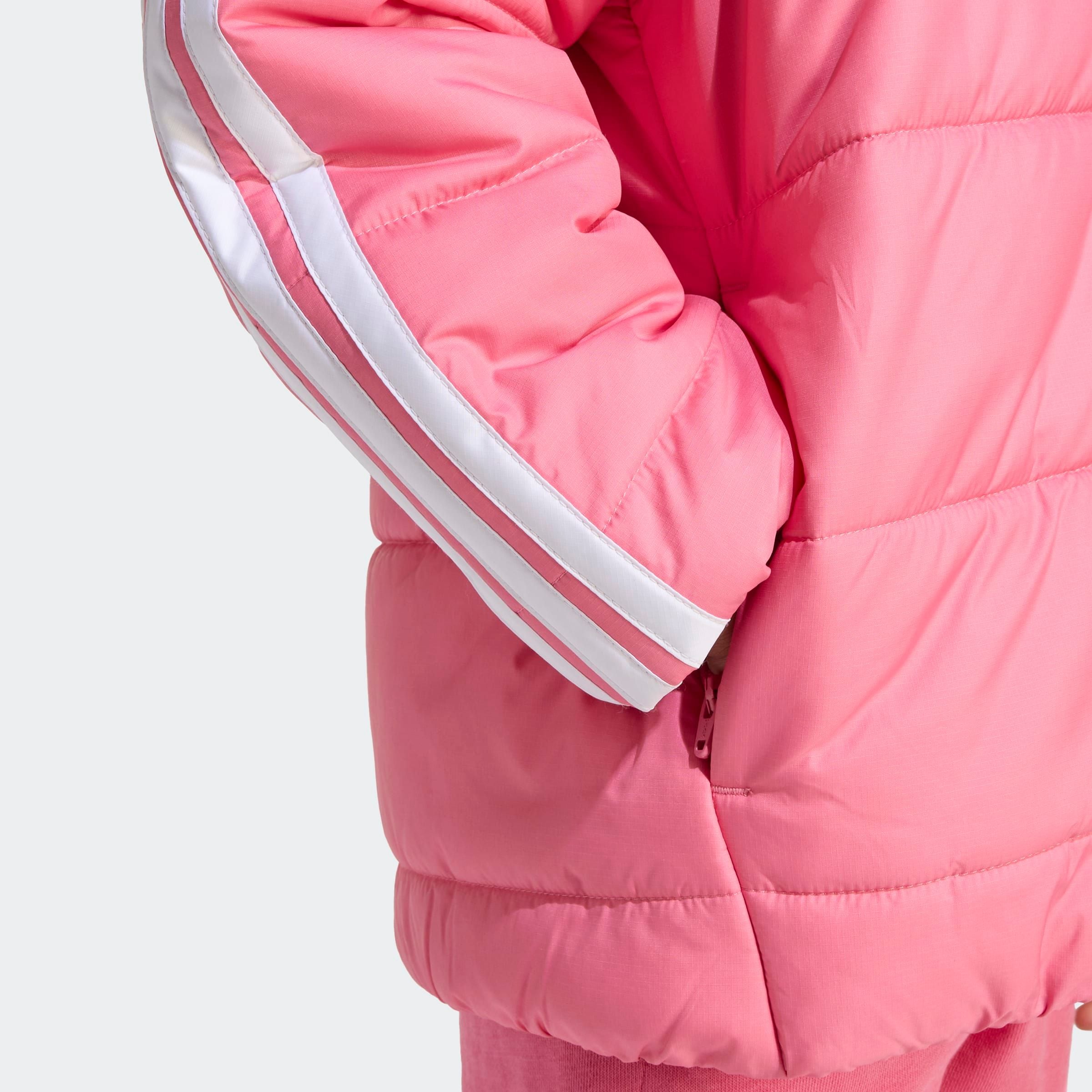 adidas Sportswear Winterjacke »LK ESS 3S JKT« für Kinder, mit Reißverschluss, leichtes Material