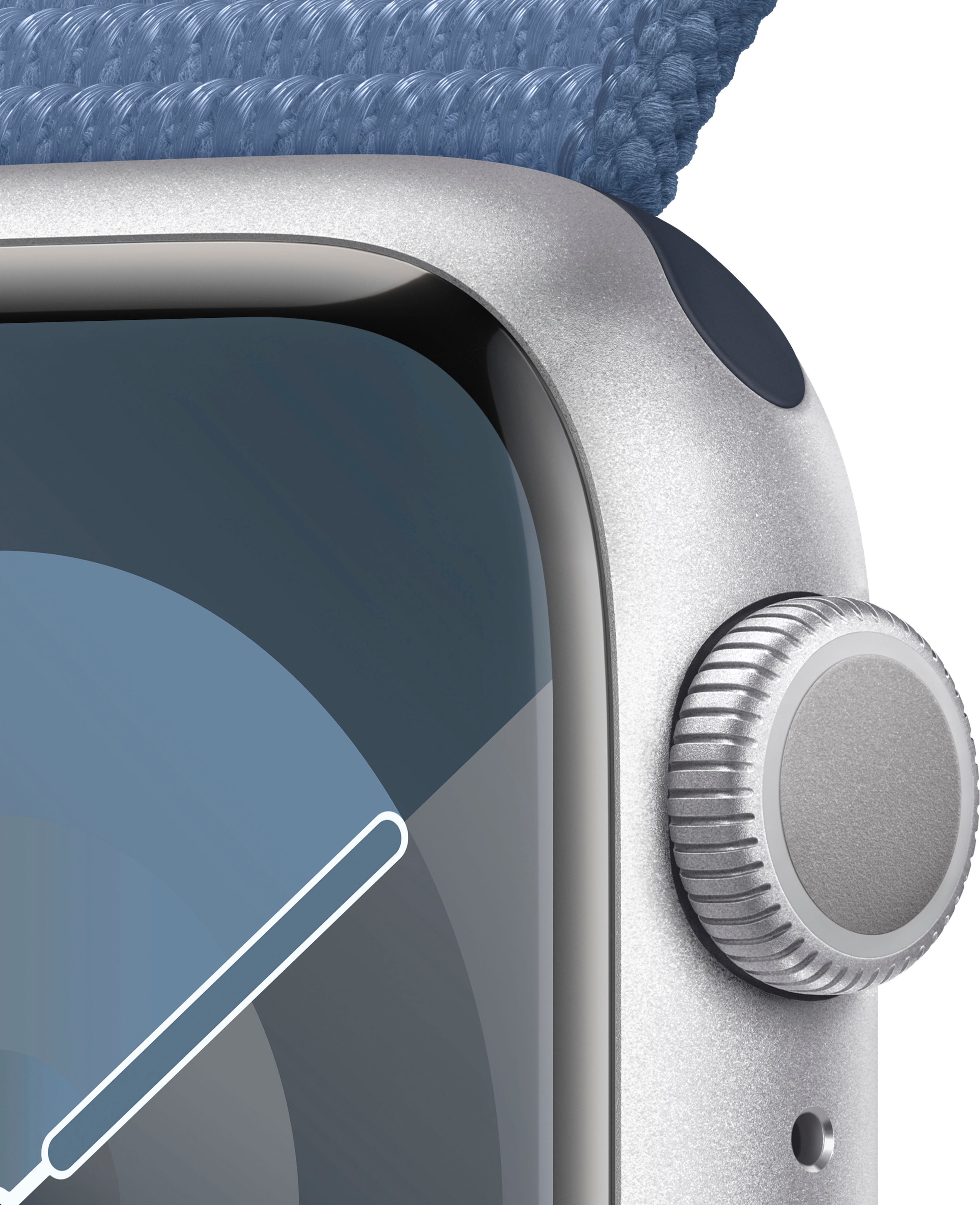 Apple Smartwatch »Watch Series 9 GPS Aluminium 41mm One-Size«, (Watch OS 10 Sport Loop)