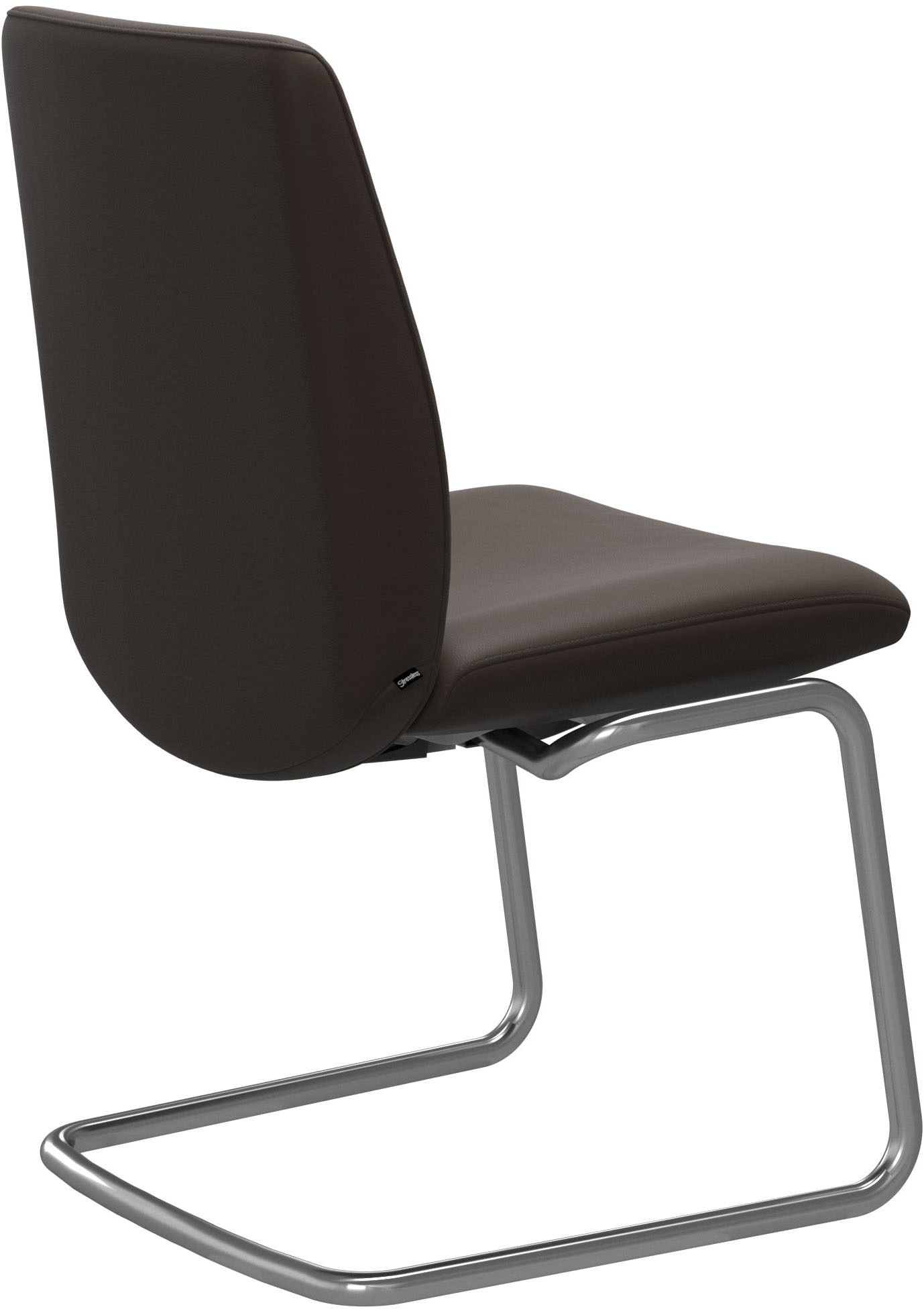 Stressless® Polsterstuhl »Laurel«, Leder BATICK, Low Back, Größe L, mit Beinen aus Stahl in Schwarz matt