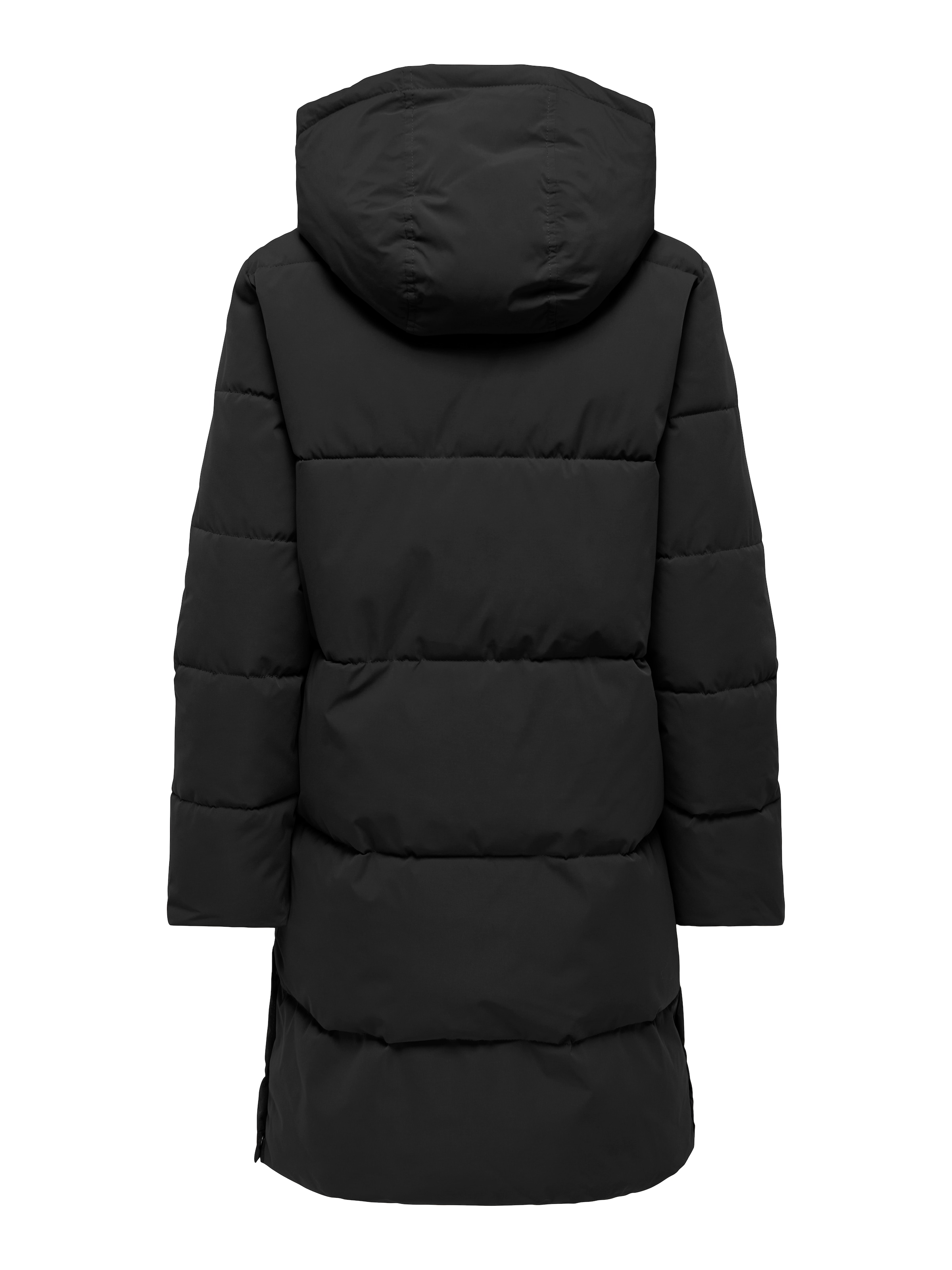 JDY Steppmantel »JDYBLAIR LONG HOOD PUFFER OTW SIJ« Kunstfaser, Kapuze mit Kordelzug