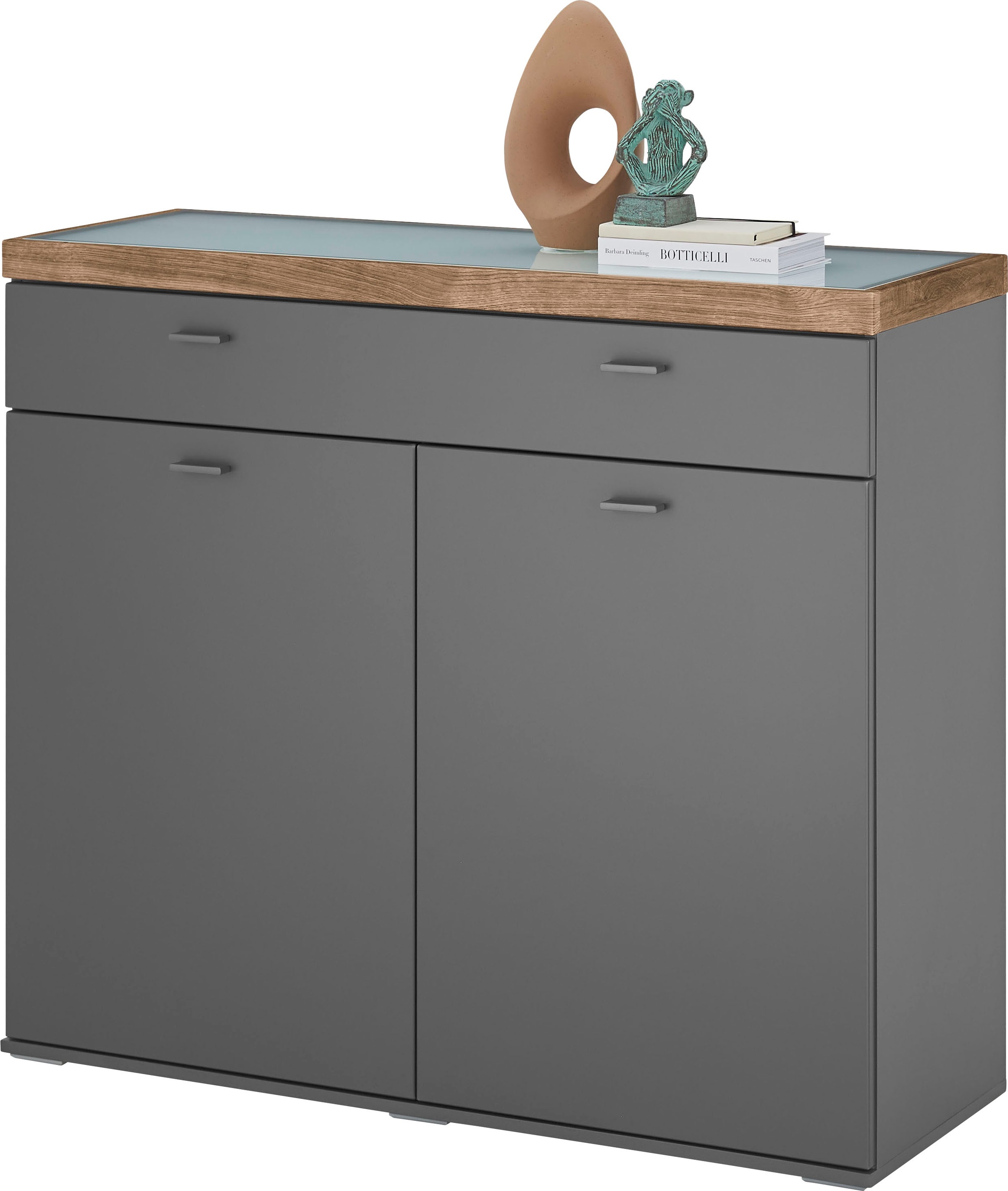 set one by Musterring Sideboard »Lancaster Dielen«, inklusive LED-Beleuchtung, mit einem Schubkasten, Breite 121 cm