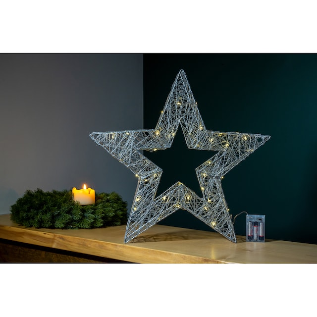 Star-Max LED Stern »Weihnachtsstern, Weihnachtsdeko«, 40 flammig-flammig,  mit 40 stromsparende LEDs online kaufen | mit 3 Jahren XXL Garantie