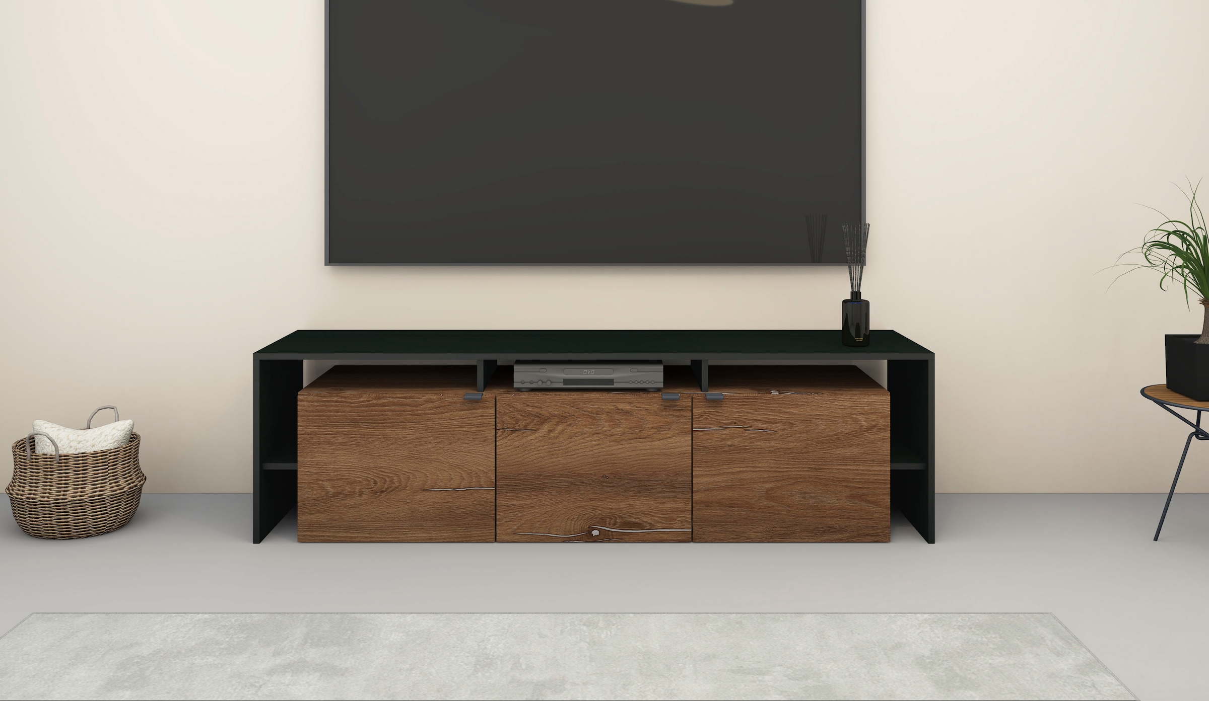 borchardt Möbel TV-Schrank »Sophia«, Breite 159 cm, mit Überbau auf  Rechnung bestellen