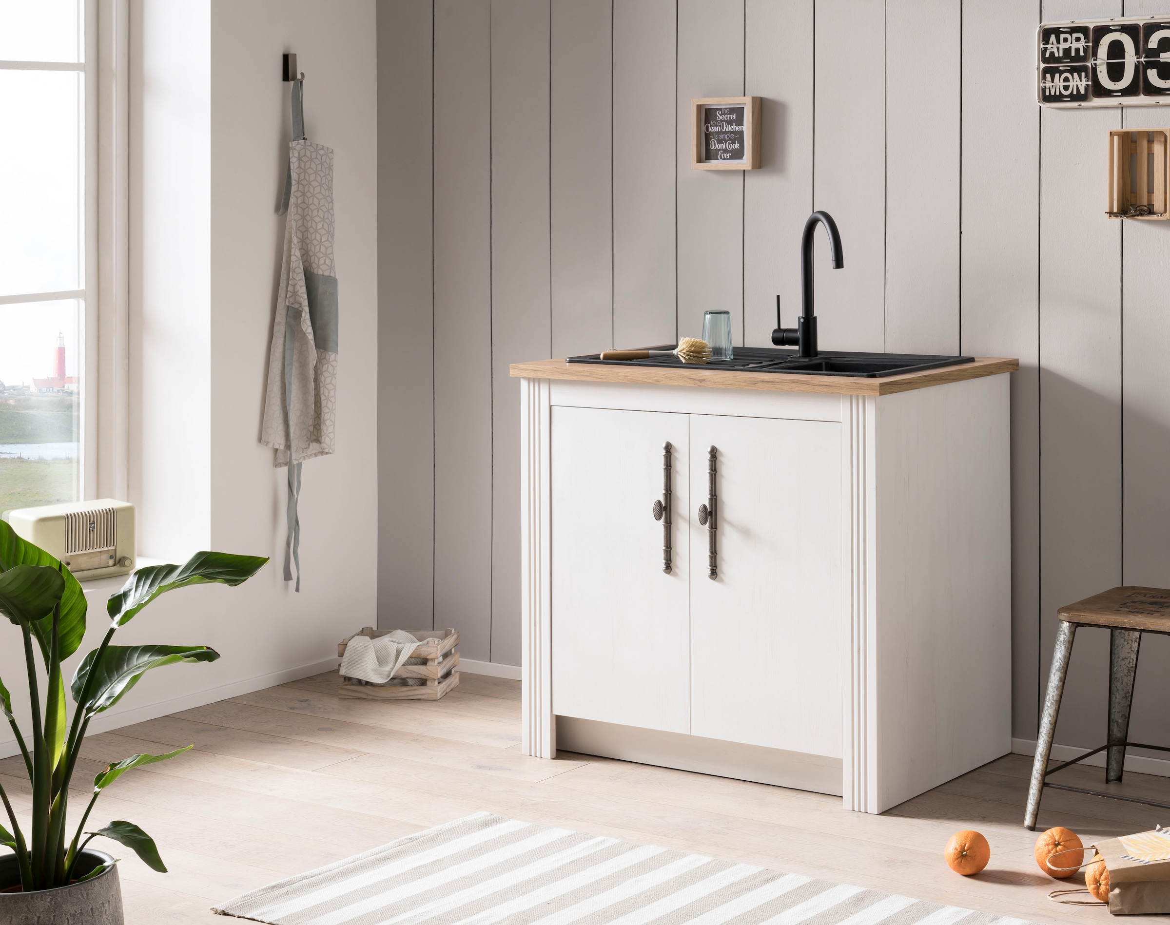 OTTO home Unterschrank »KS-Westminster« im romantischen Landhausstil, Breite 100 cm, exclusiv by Otto