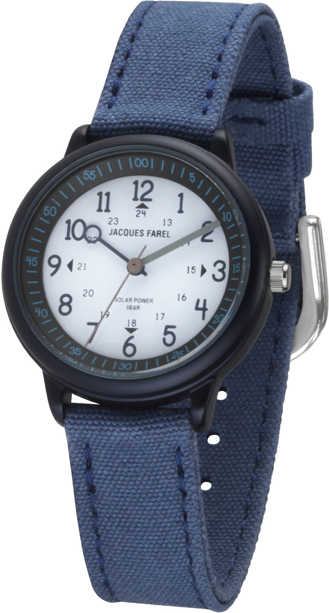 Jacques Farel Solaruhr »ORSO 3050«, Armbanduhr, Kinderuhr, ideal auch als Geschenk