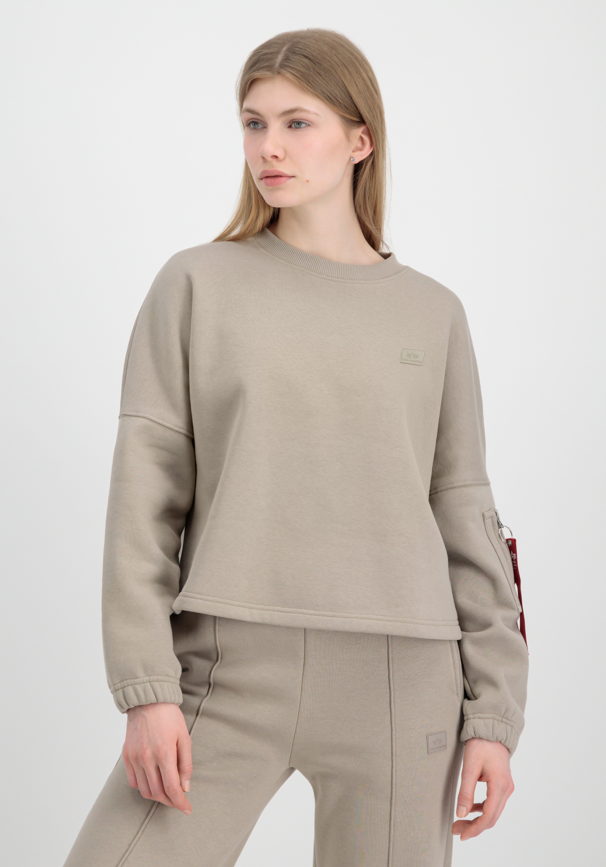 Sweater »Alpha Industries Women - Sweatshirts X-Fit Label OS Sweater Wmn«