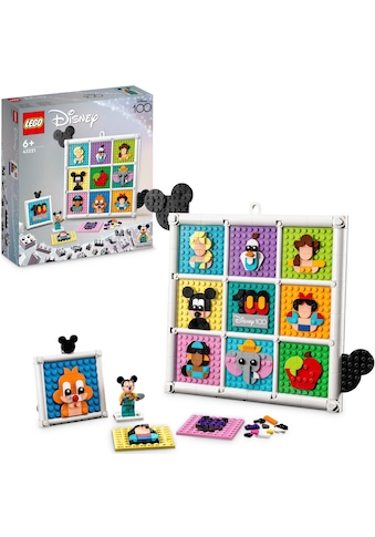 Konstruktionsspielsteine »100 Jahre Disney Zeichentrickikonen (43221), LEGO® Disney«,...