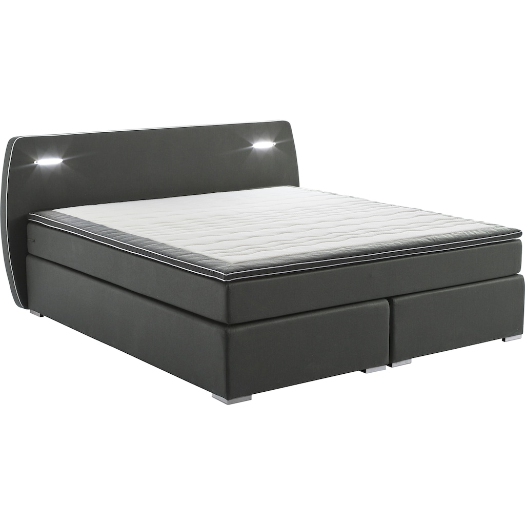 ATLANTIC home collection Boxspringbett »REX LED«