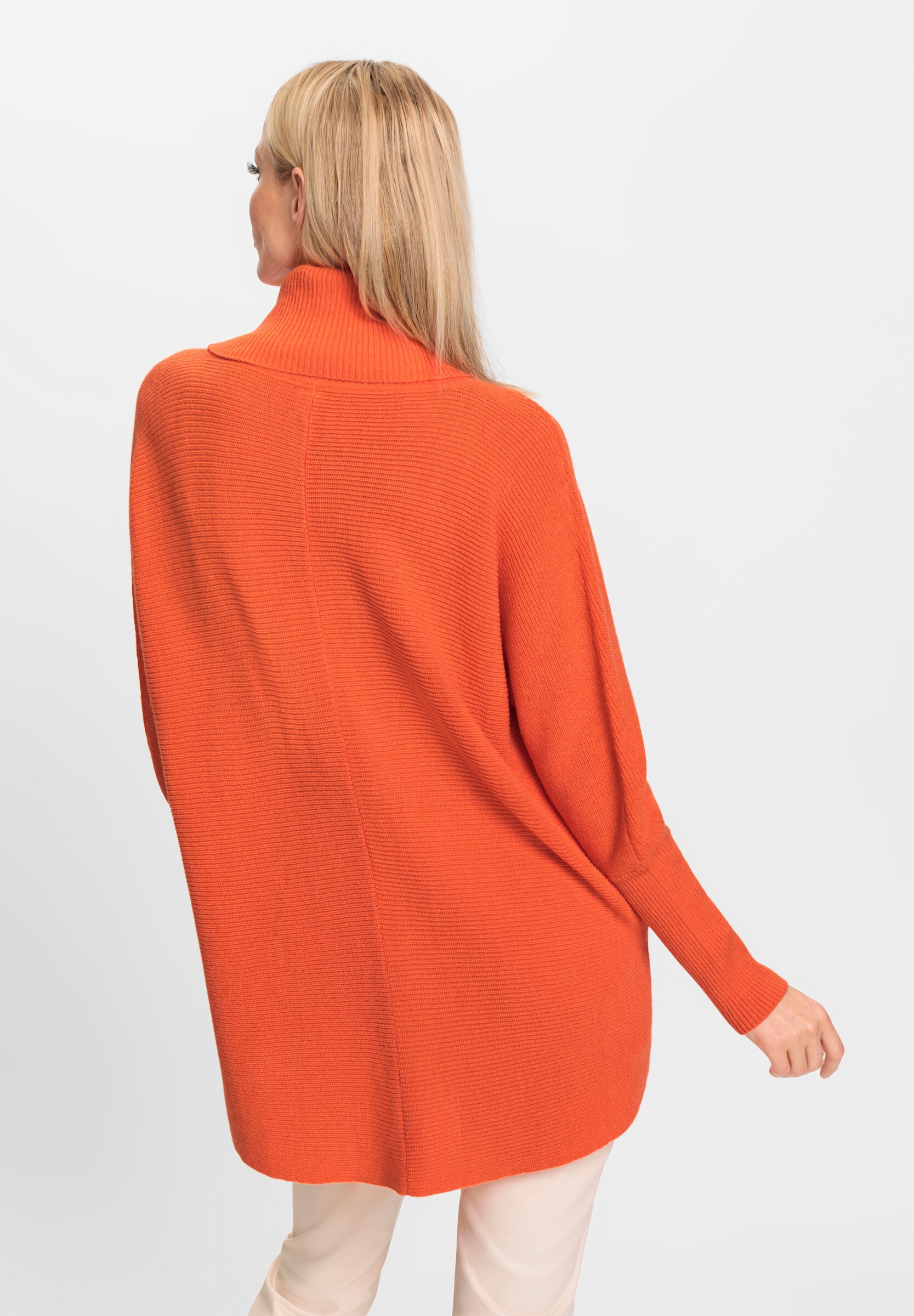 heine Strickpullover »Pullover Rollkragenpullover mit Fledermaus-Ärmel«