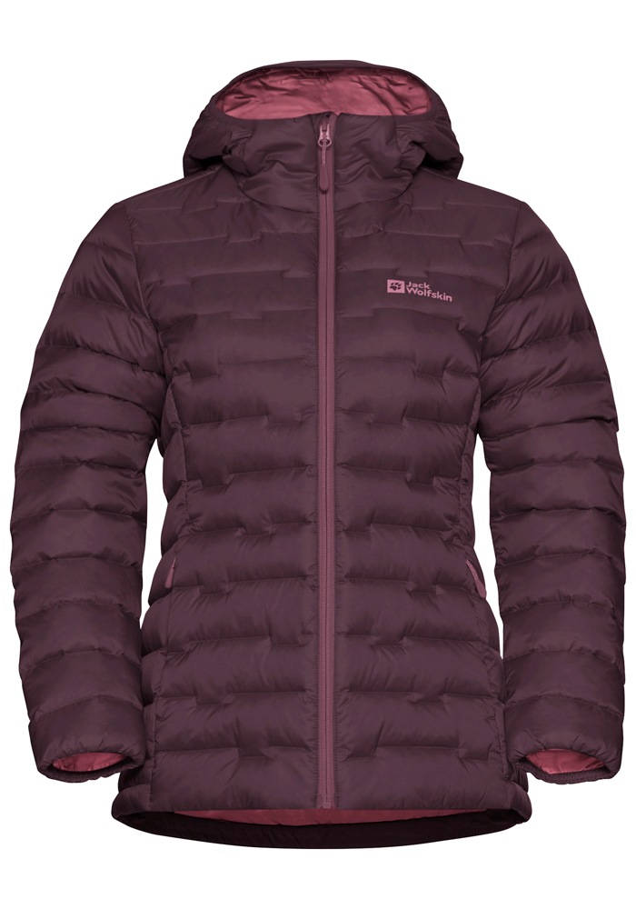 Jack Wolfskin Daunenjacke »PASSAMANI DOWN HOODY W RDS«, mit Kapuze