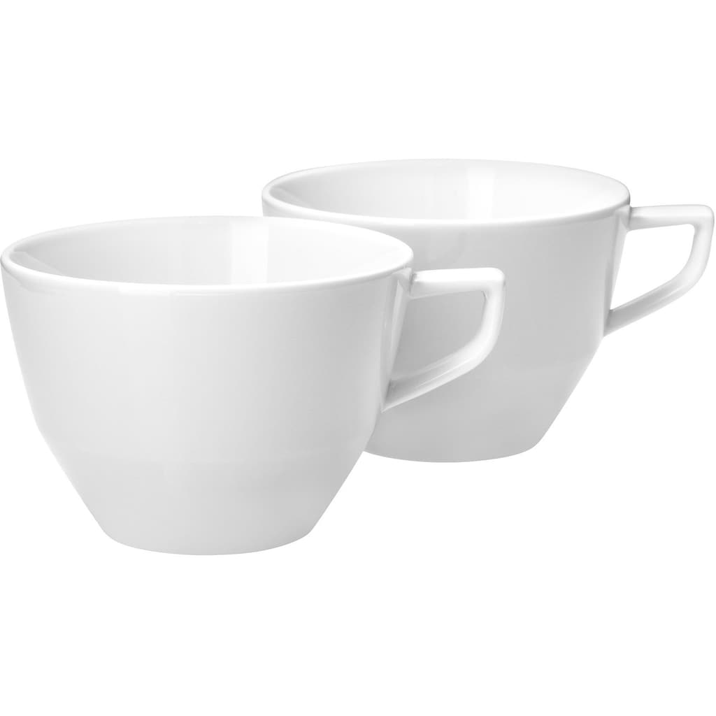 Joop! Tasse »JOOP! SINGLE CORNFLOWER«, (Set, 2 tlg.), mit einzelner Kornblume als Dekor, 2-teilig, Made in Germany