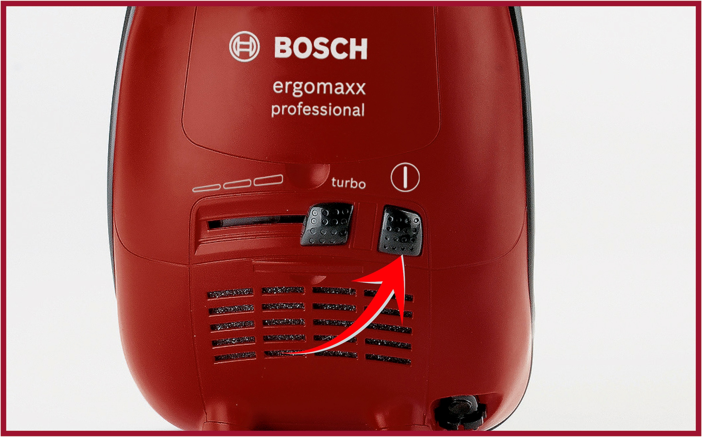 Klein Kinder-Staubsauger »Bosch Staubsauger, rot«, mit Sound