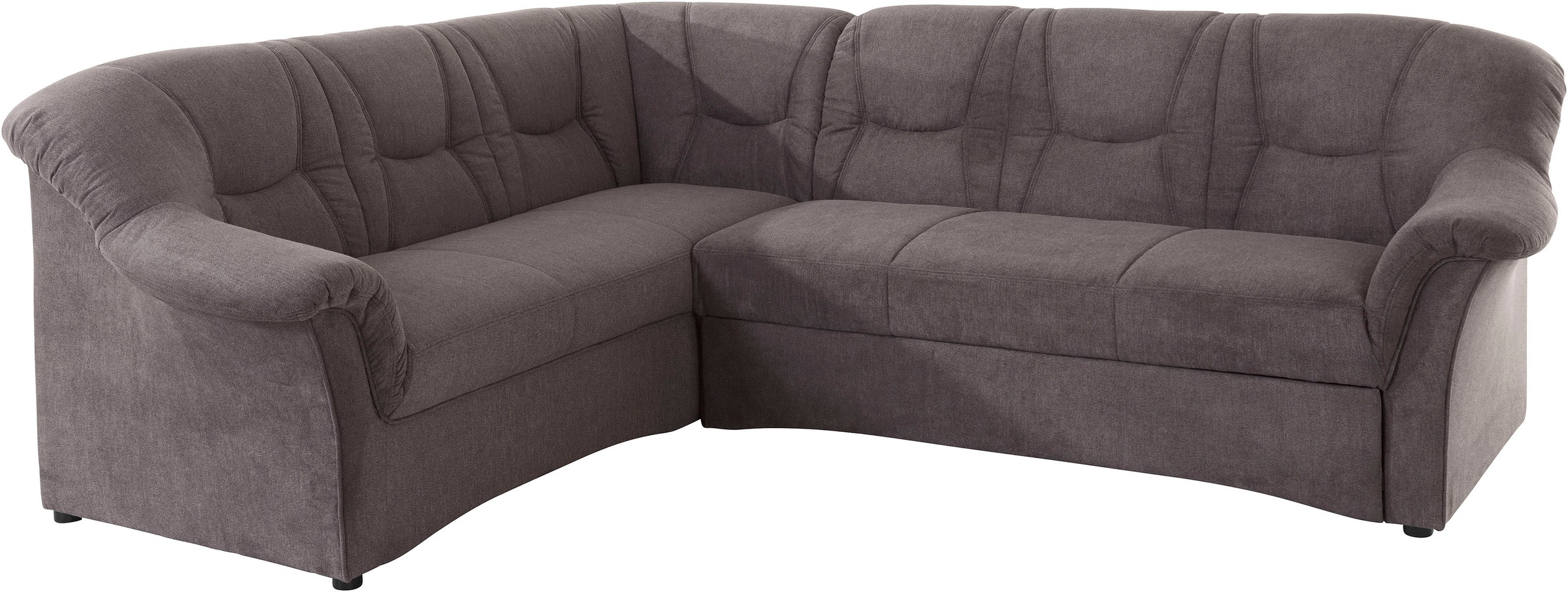 DOMO collection Ecksofa »Sarafina zeitlos und komfortabel, optional mit Federkern, L-Form«, wahlweise mit Bettfunktion