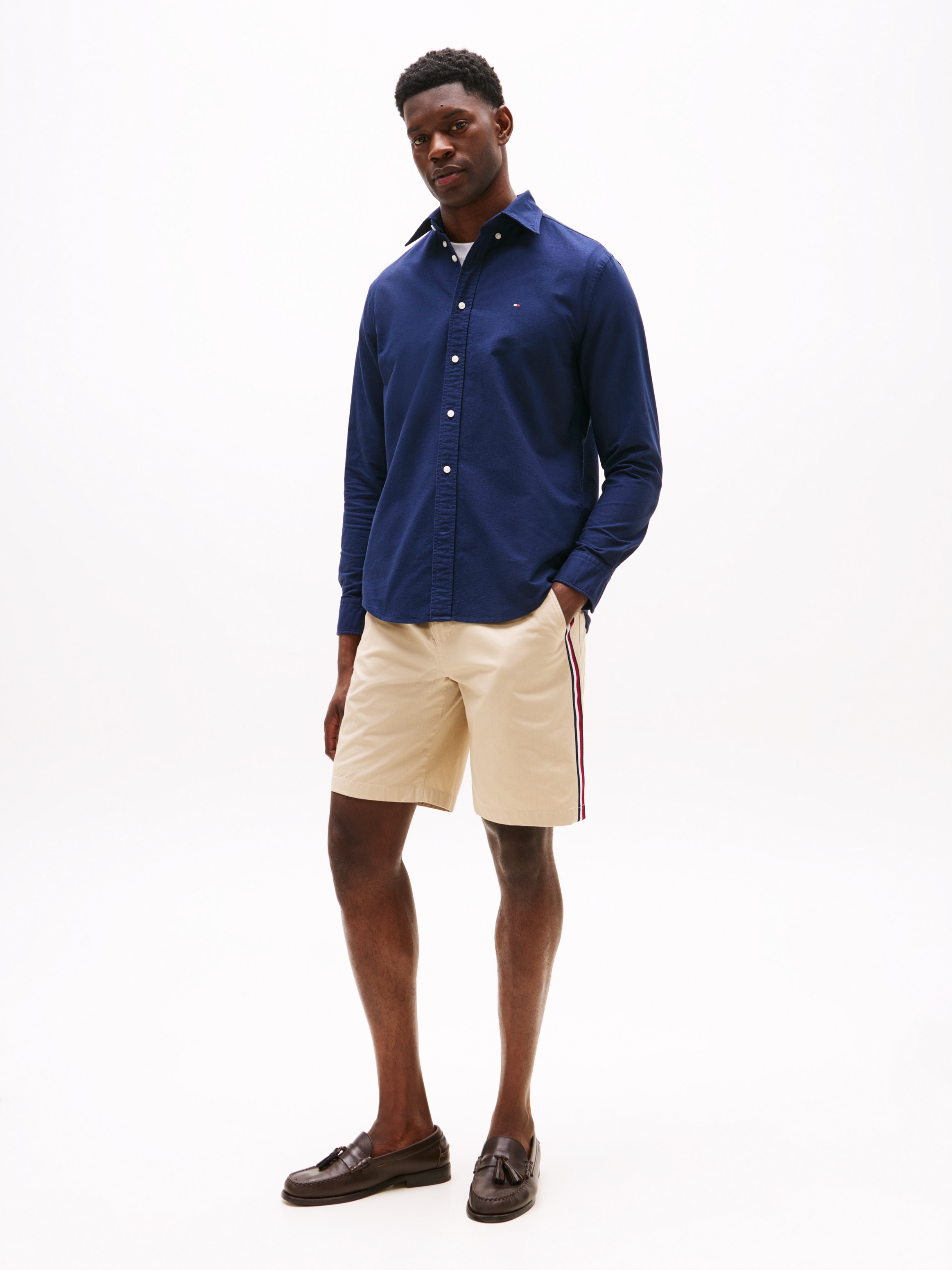 Tommy Hilfiger Langarmhemd »SOLID HERITAGE OXFORD Regular Fit SHIRT«