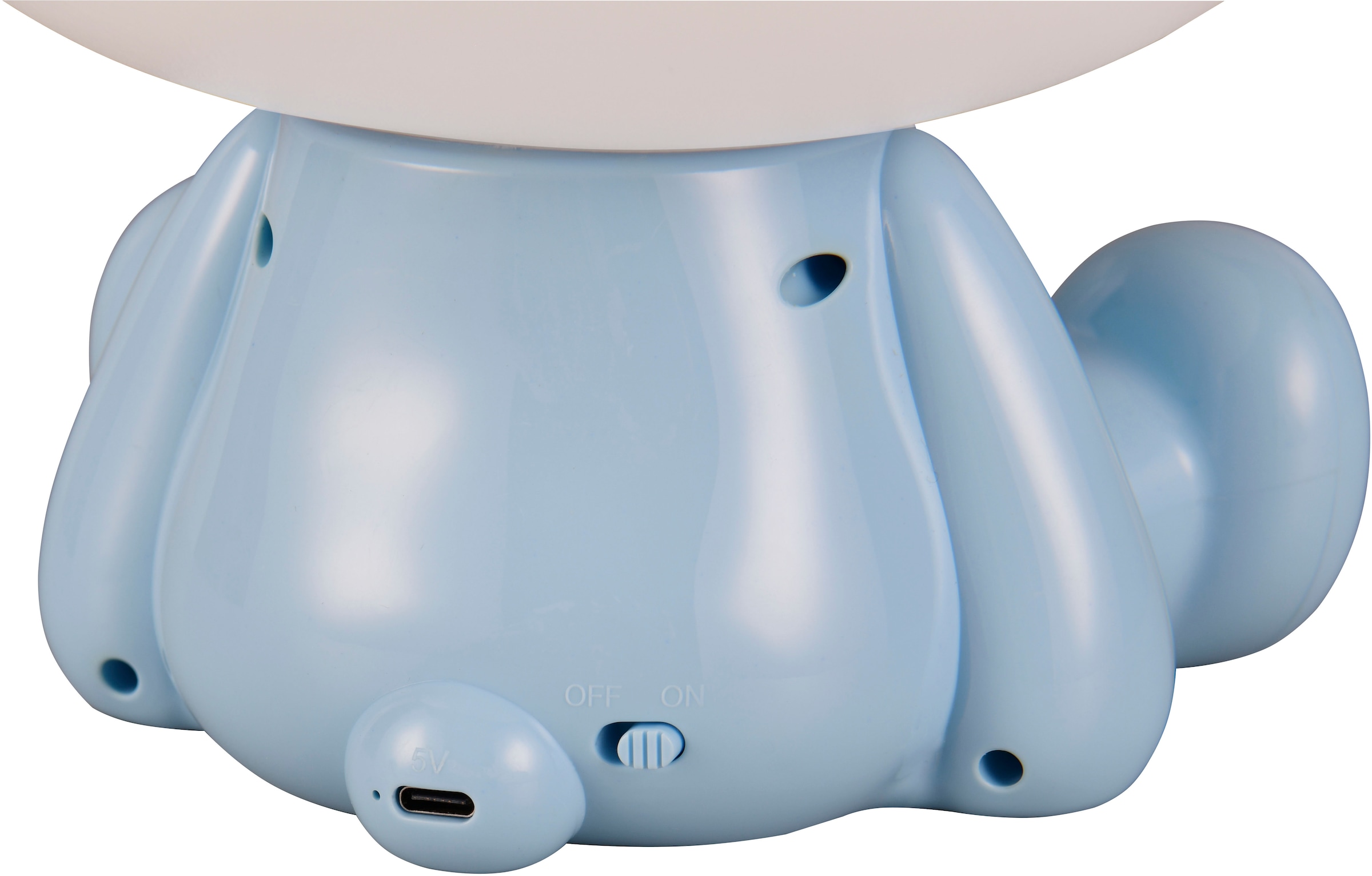 REALITY Leuchten LED Tischleuchte »CUTIE, Kinderzimmer Tischleuchte Nachttischleuchte Bären Optik, RGB« LED-Board 1 Stk. RGB | Warmweiß 0,3W 30 Lumen warmweiß 3000K, RGB Farbwechsel Modus, USB-Anschluss