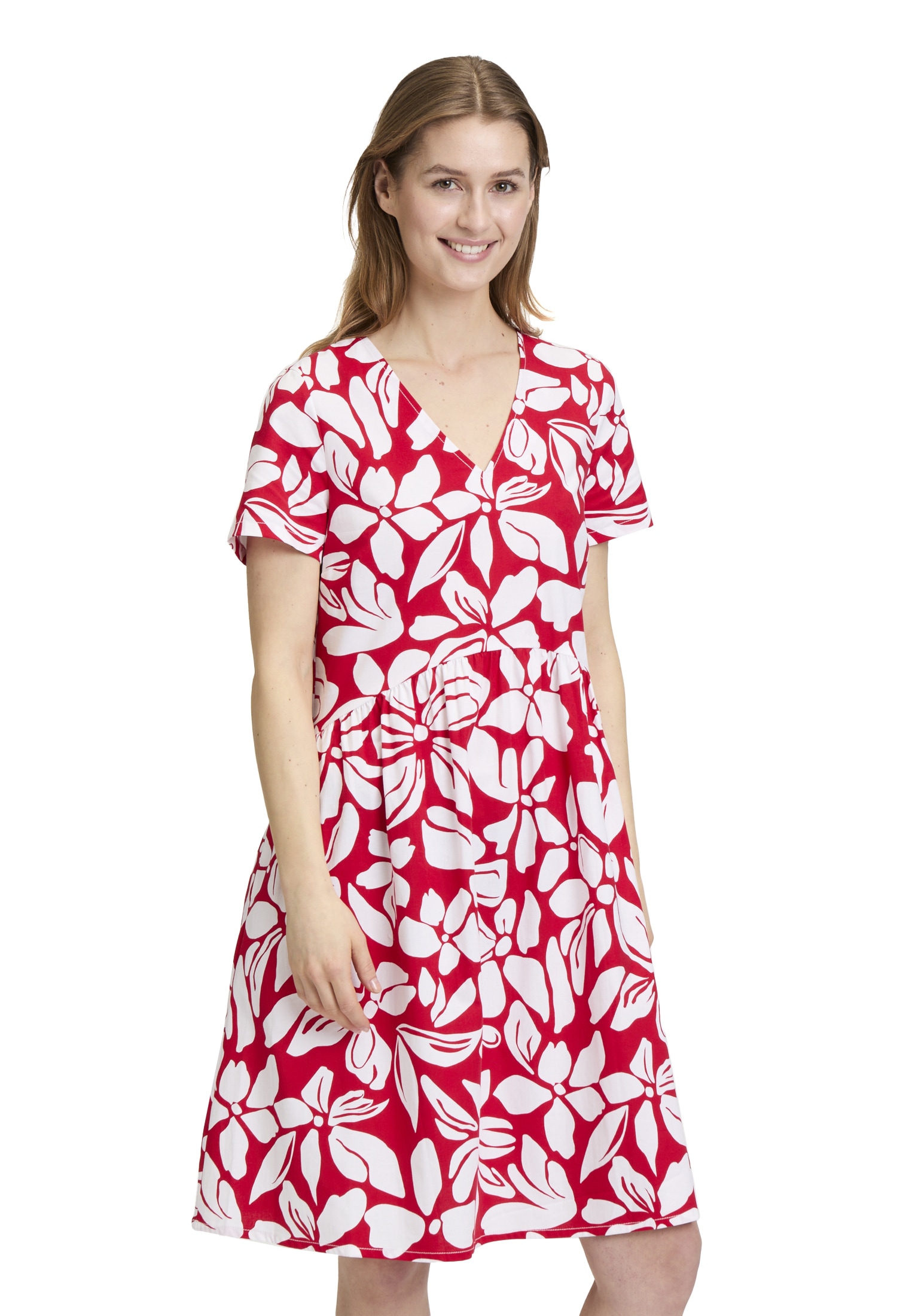Vera Mont Sommerkleid »Sommerkleid mit V-Ausschnitt«