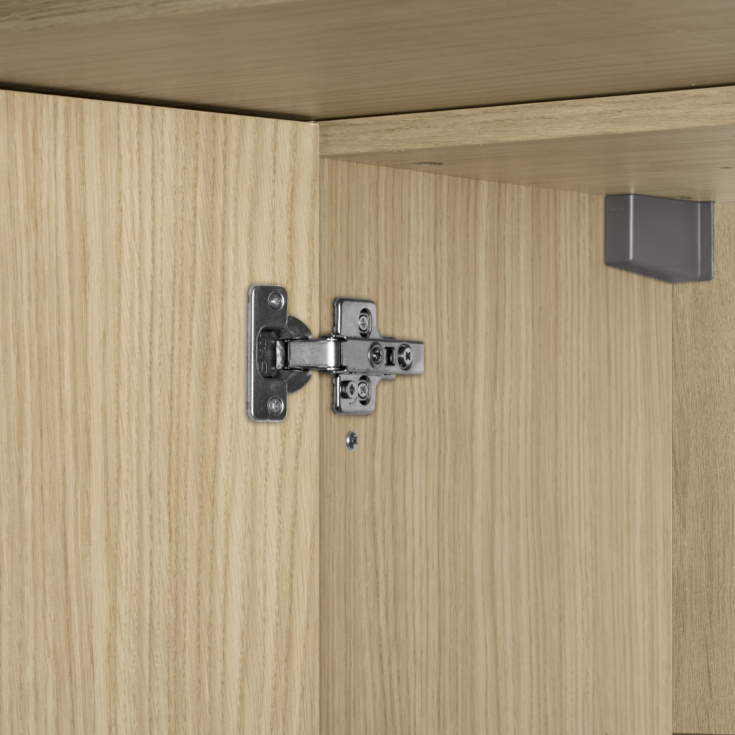 KOCHSTATION Küchenzeile »Luna, Einbauküche, Zeilenküche, mit Soft-Close Funktion, Made in Italy« Breite 300 cm ohne E-Geräte, mit Spüle+Siphon und Aufsatz