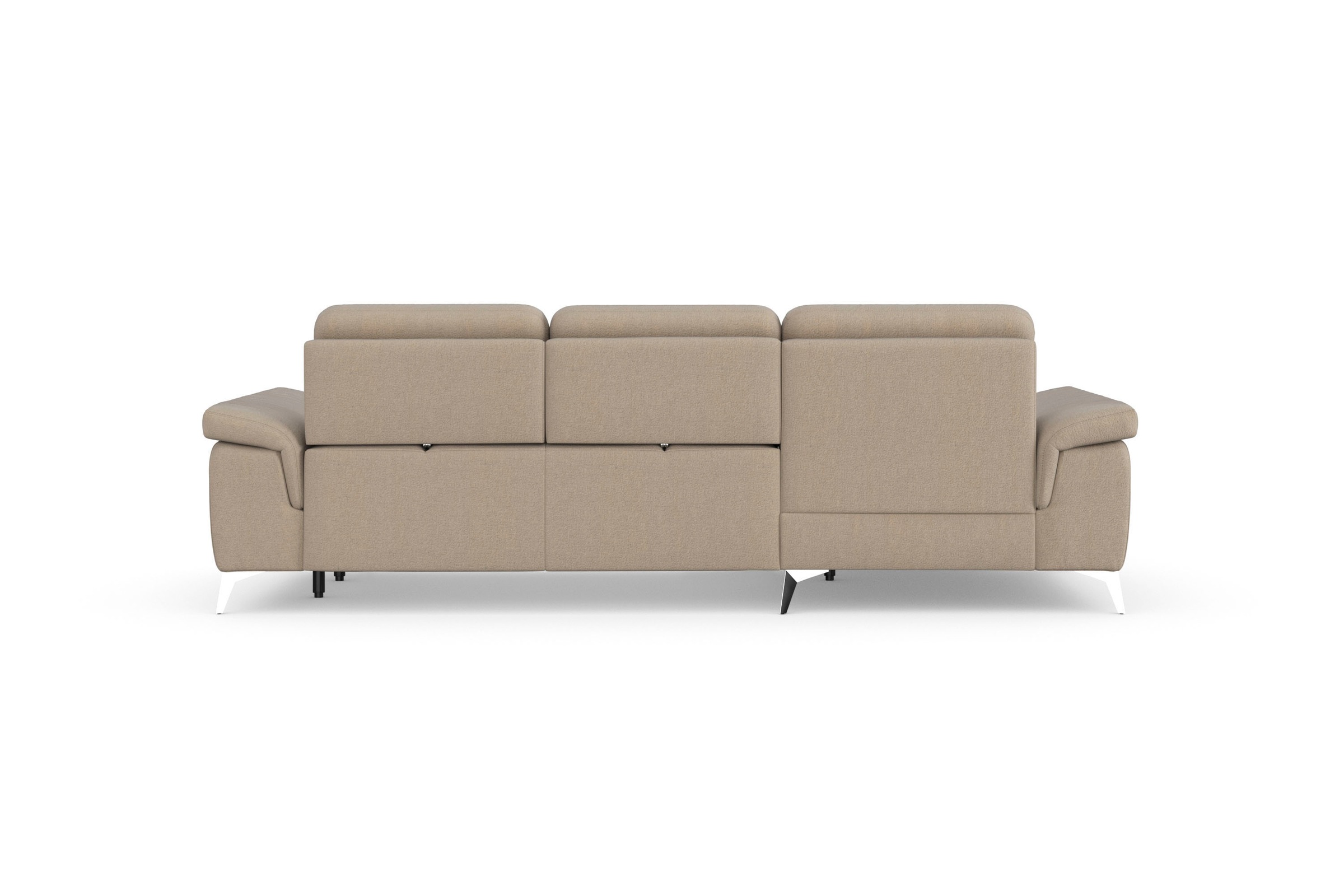 sit&more Ecksofa »Padua L-Form«, inklusive Sitztiefenverstellung, Armteilfunktion und Federkern