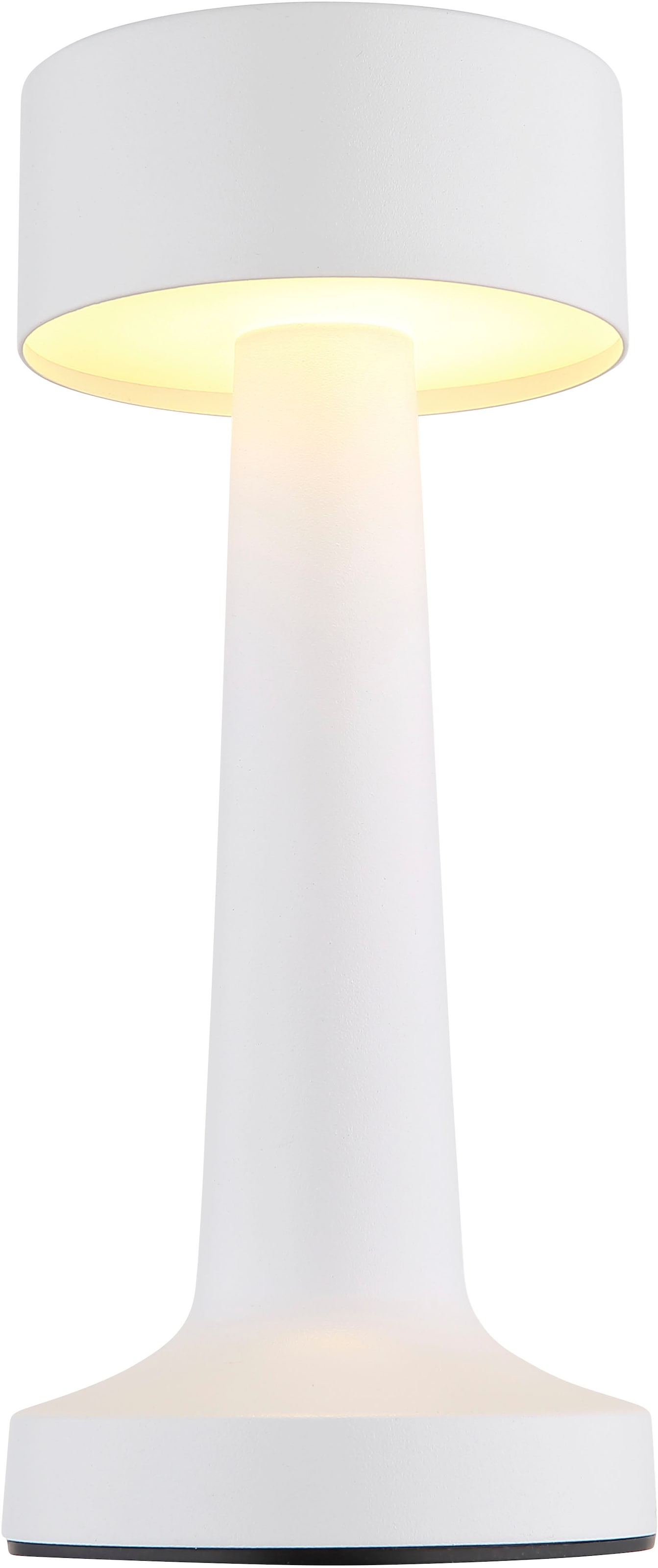 GLOBO LIGHTING LED Tischleuchte »ANGELIKA - Akkutischleuchte« LED-Modul 1 Stk. warmweiß - kaltweiß Design Tischleuchte, Akku, modern,  Akkulampe, CCT