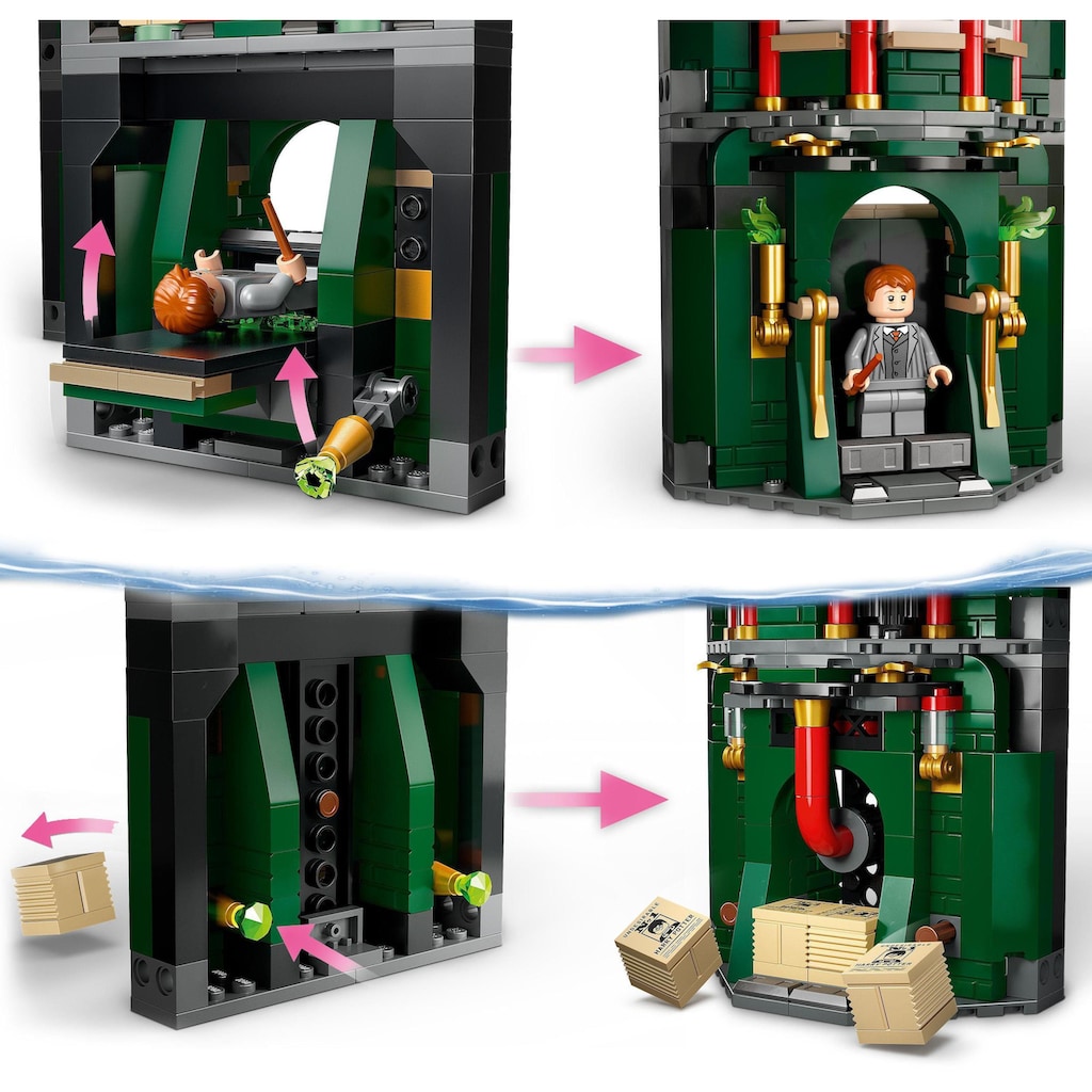 LEGO® Konstruktionsspielsteine »Zaubereiministerium (76403), LEGO® Harry Potter«, (990 St.)