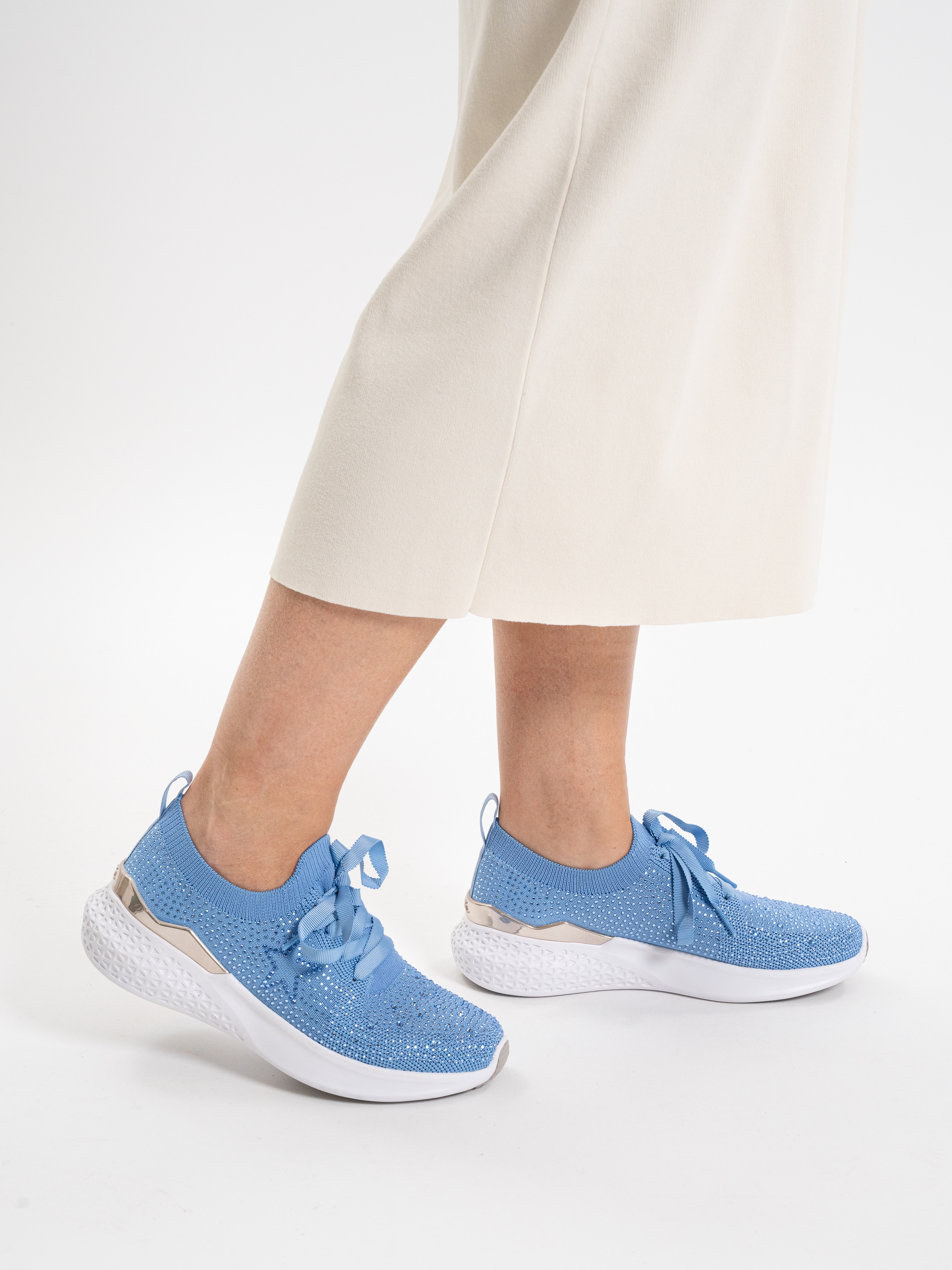 Ara Slip-On Sneaker »MAYA«, Schnürschuh, Slipper in Strickoptik, H-Weite