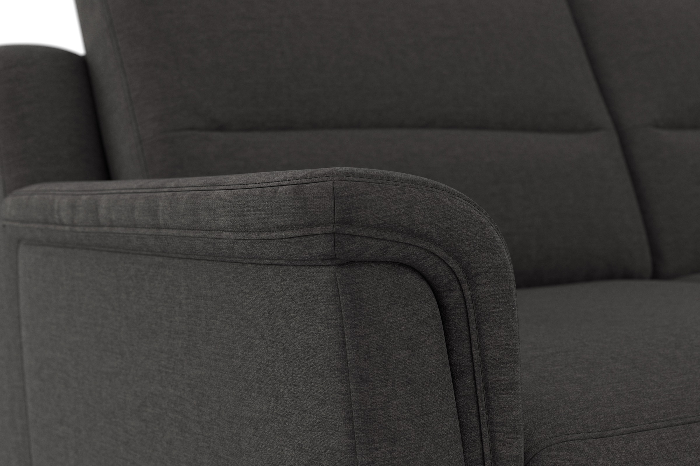 sit&more Ecksofa »Farö L-Form«, inklusive Federkern, wahlweise mit Bettfunktion und Bettkasten