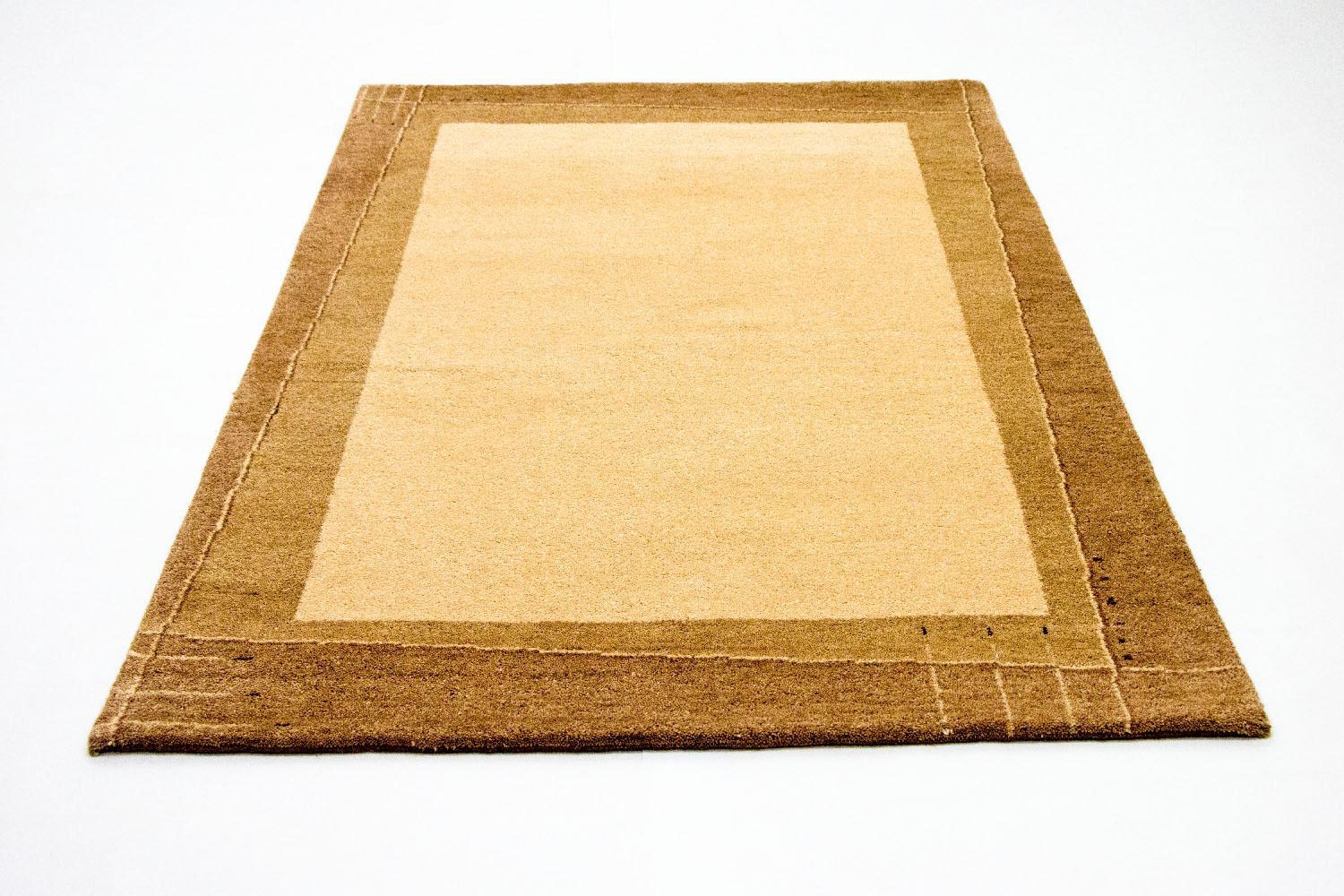 morgenland handgeknüpft Teppich rechteckig, beige«, kaufen Wollteppich online »Gabbeh handgeknüpft