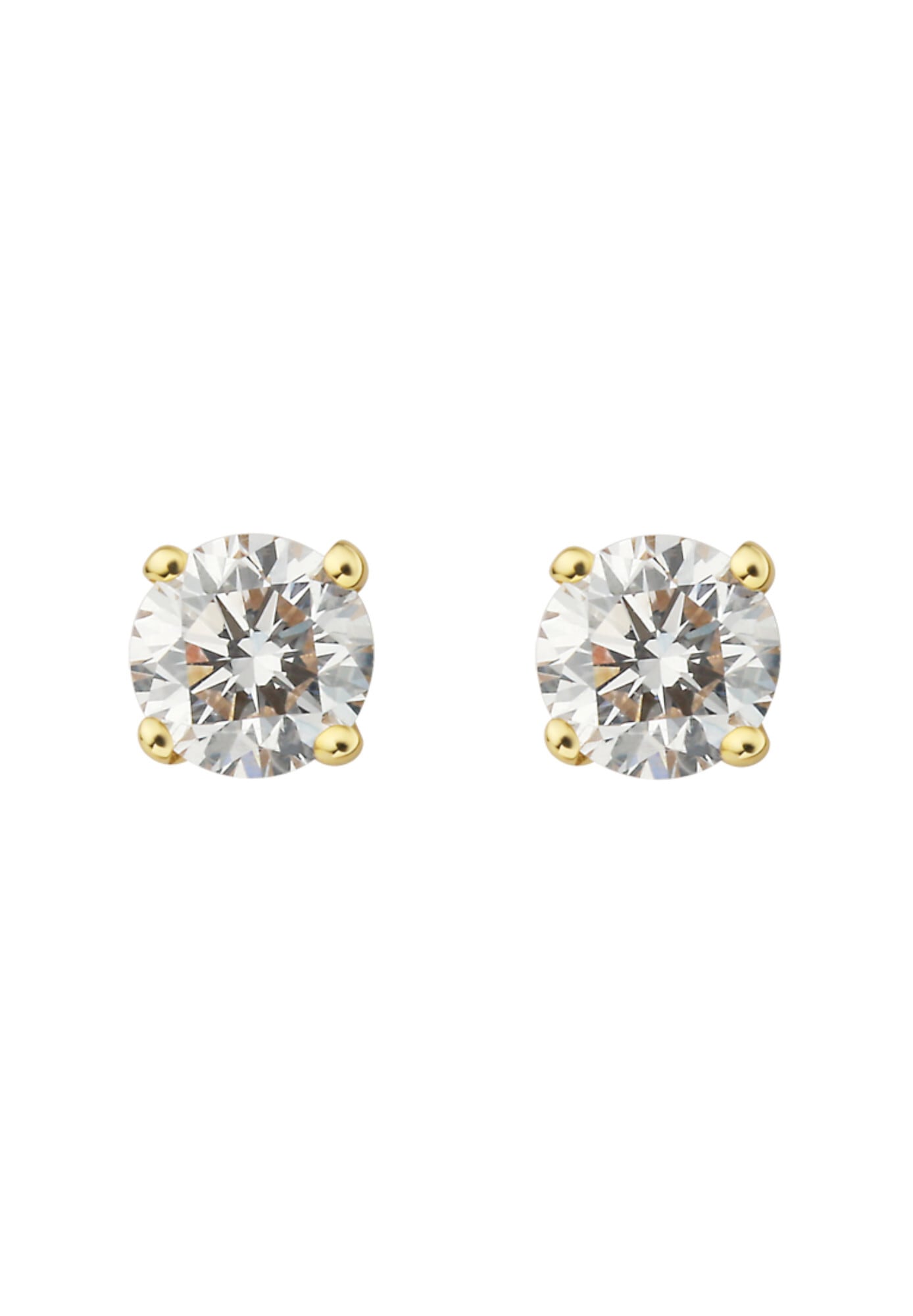 ONE ELEMENT Paar Ohrstecker »0.25 ct Diamant Brillant Ohrringe  Ohrstecker aus 585 Gelbgold«