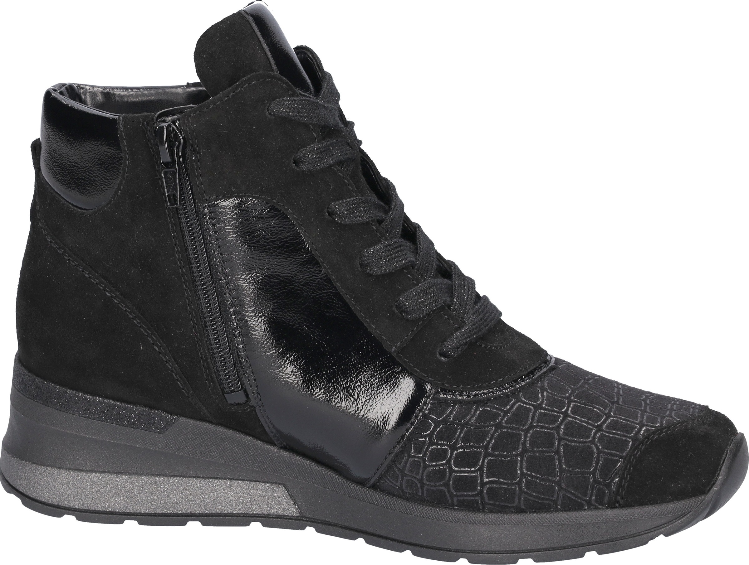 Waldläufer Schnürboots »H-CLARA-Soft«, Komfort-Stiefelette, Orthotritt, in Bequemweite H (=sehr weit)