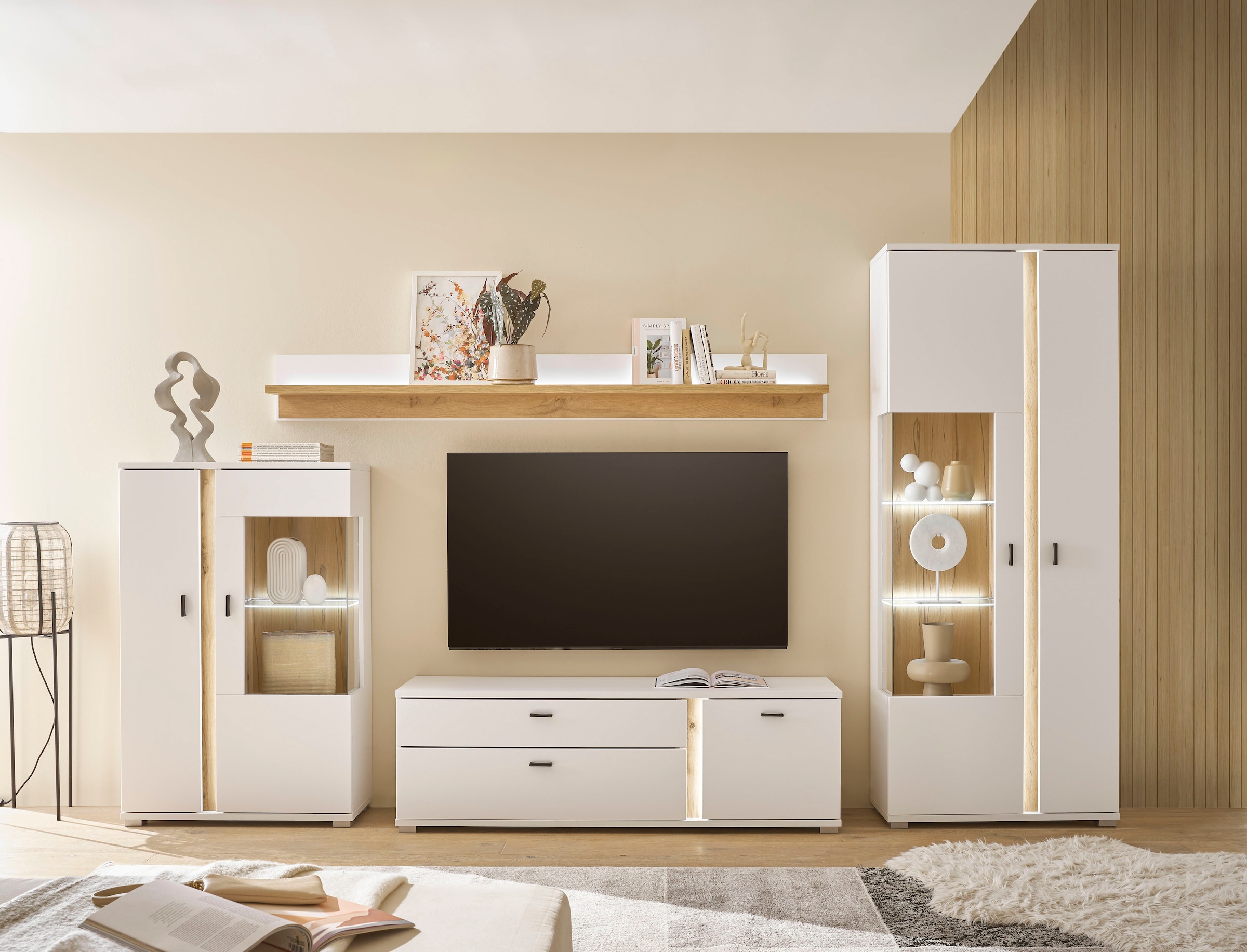 Home affaire Wohnwand »LONG ISLAND« Set, 4 Stk. tlg.