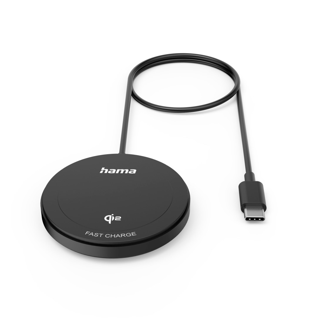 Hama Wireless Charger »Kabellose, induktive Ladestation, Qi Lader, 15W, Schnellladegerät Qi2«
