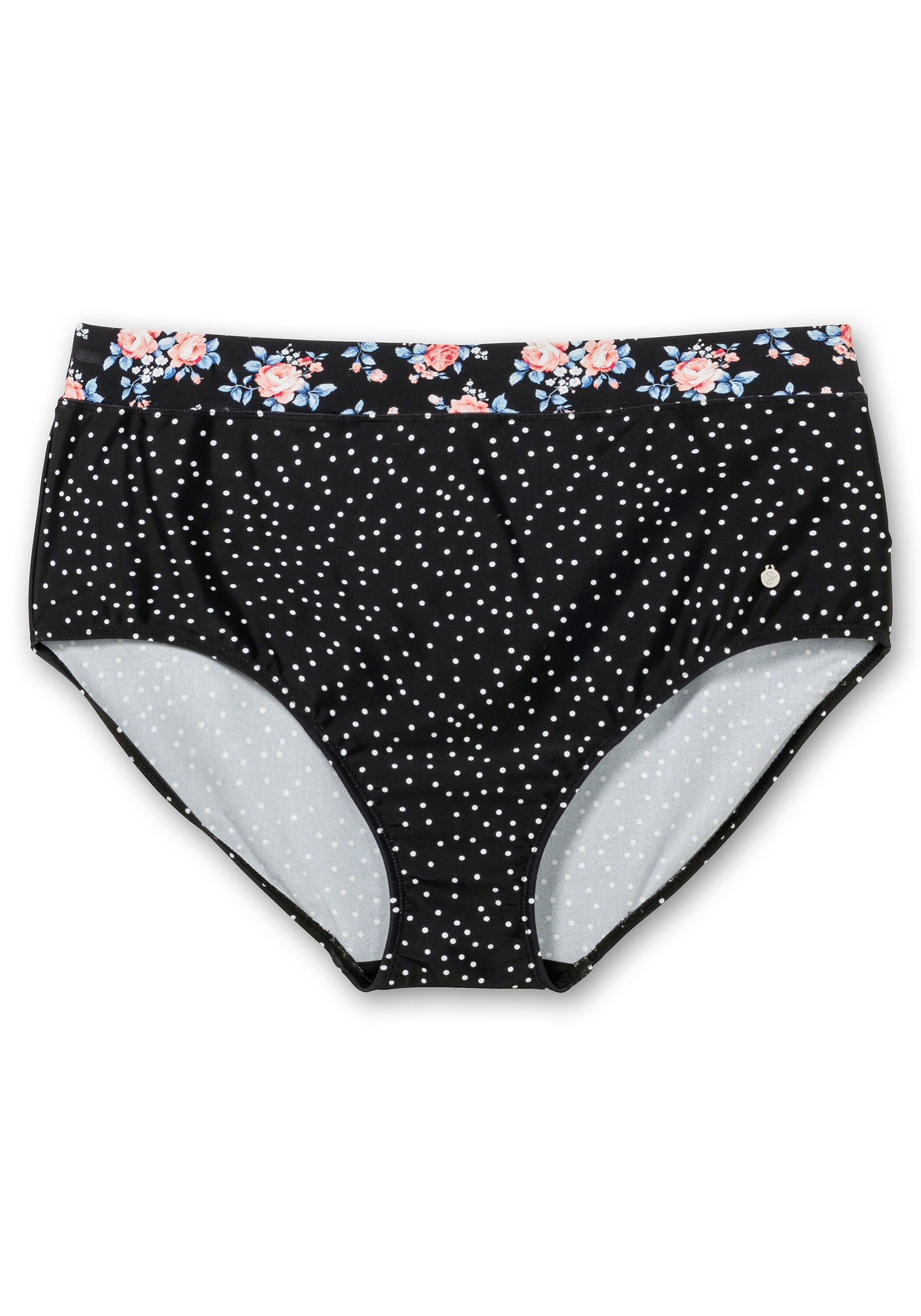 Sheego Bikini-Hose »Bikinihose in hohem Schnitt, mit Shaping-Einsatz«, in hohem Schnitt, mit Shaping-Einsatz