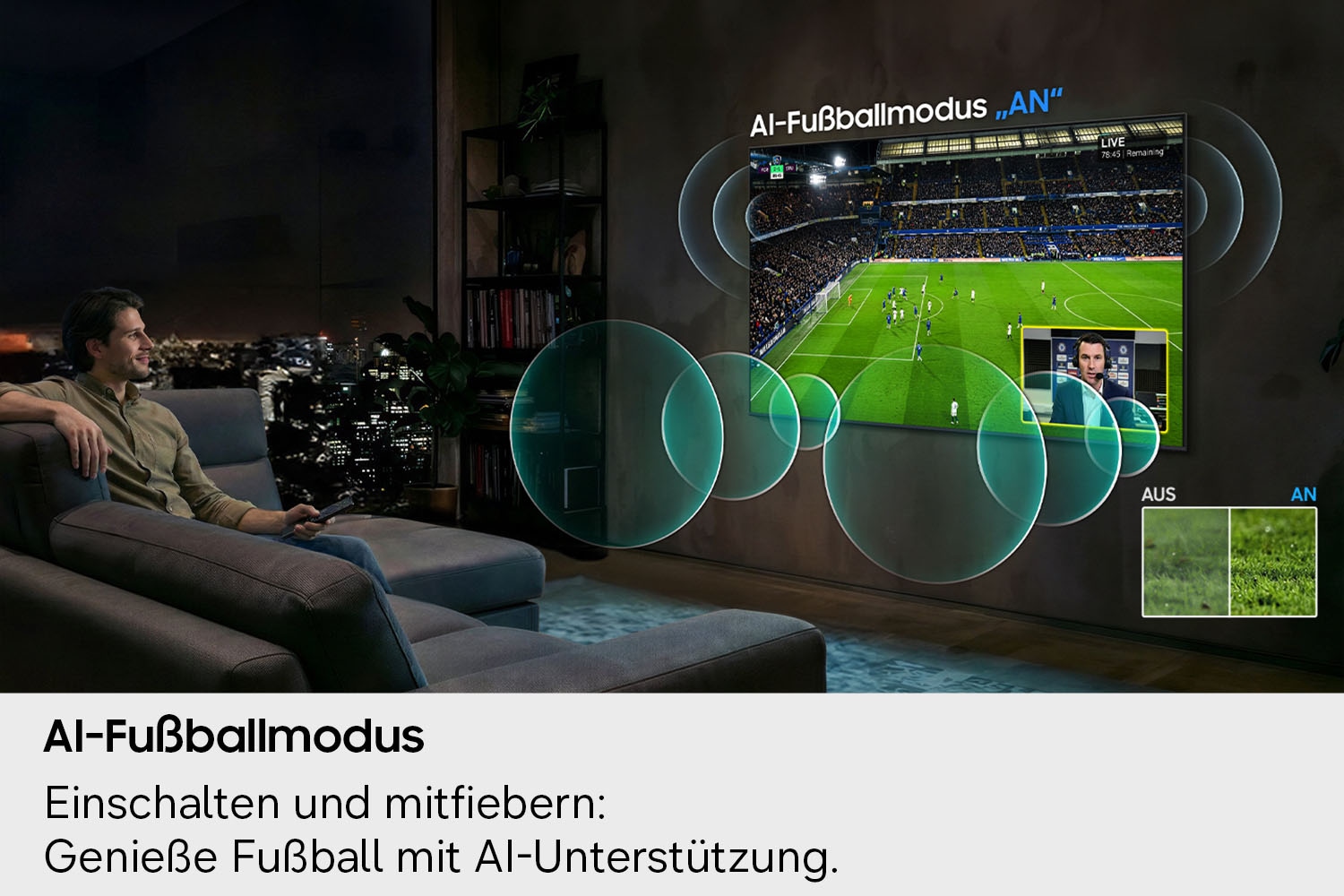 Samsung Mini-LED-Fernseher »GU55M80HAU« 138 cm/55 ″ Smart-TV