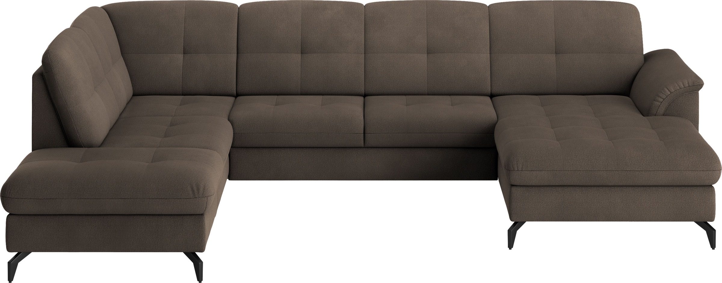 sit&more Wohnlandschaft »Zora U-Form«, wahlweise mit Bettfunktion und Bettkasten