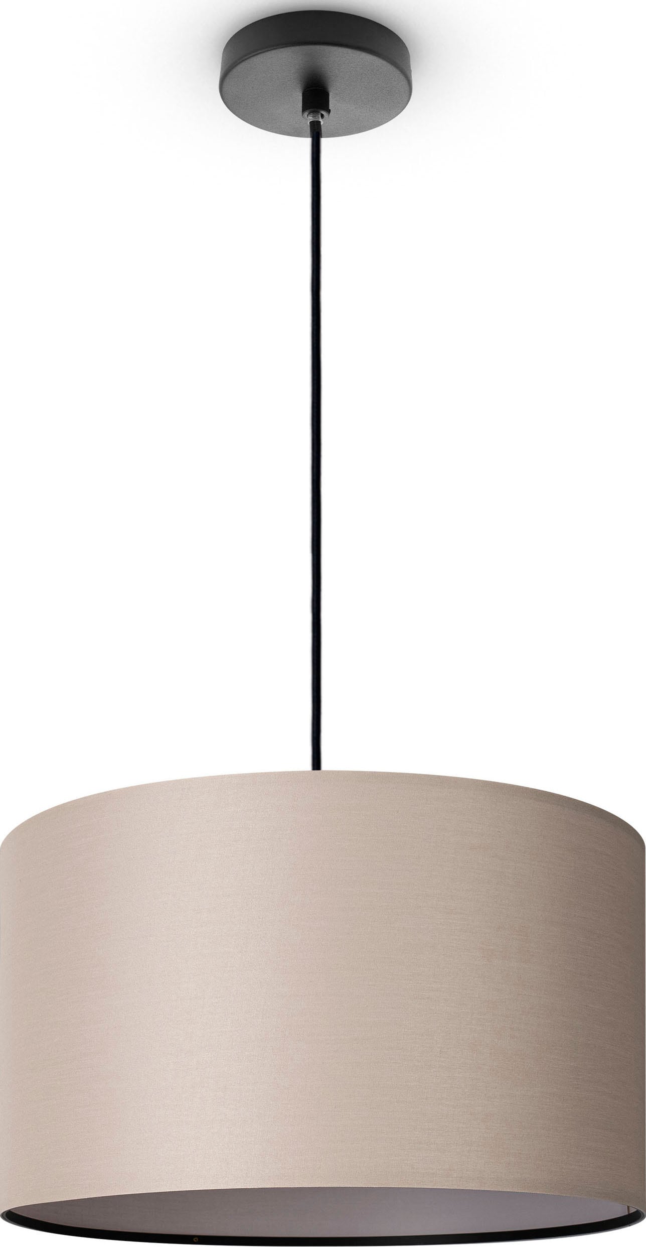 Paco Home Pendelleuchte »HUGO UNI COLOR«, 1 flammig, Leuchtmittel E27 | ohne Leuchtmittel, Deckenlampe LED Wohnzimmer Und Schlafzimmer, Unifarben, Deko E27