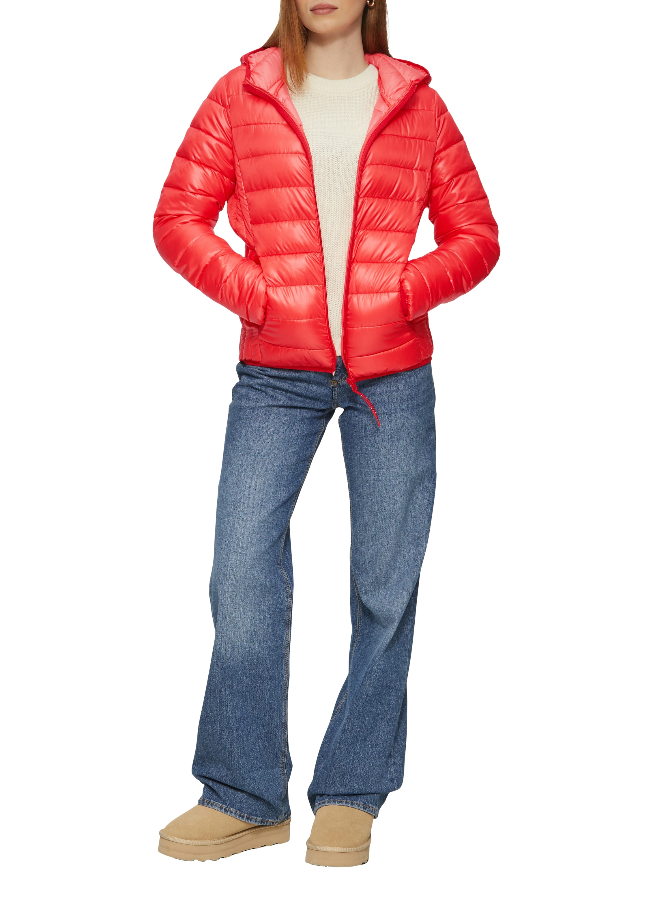 QS Steppjacke, mit Kapuze, mit Kapuze