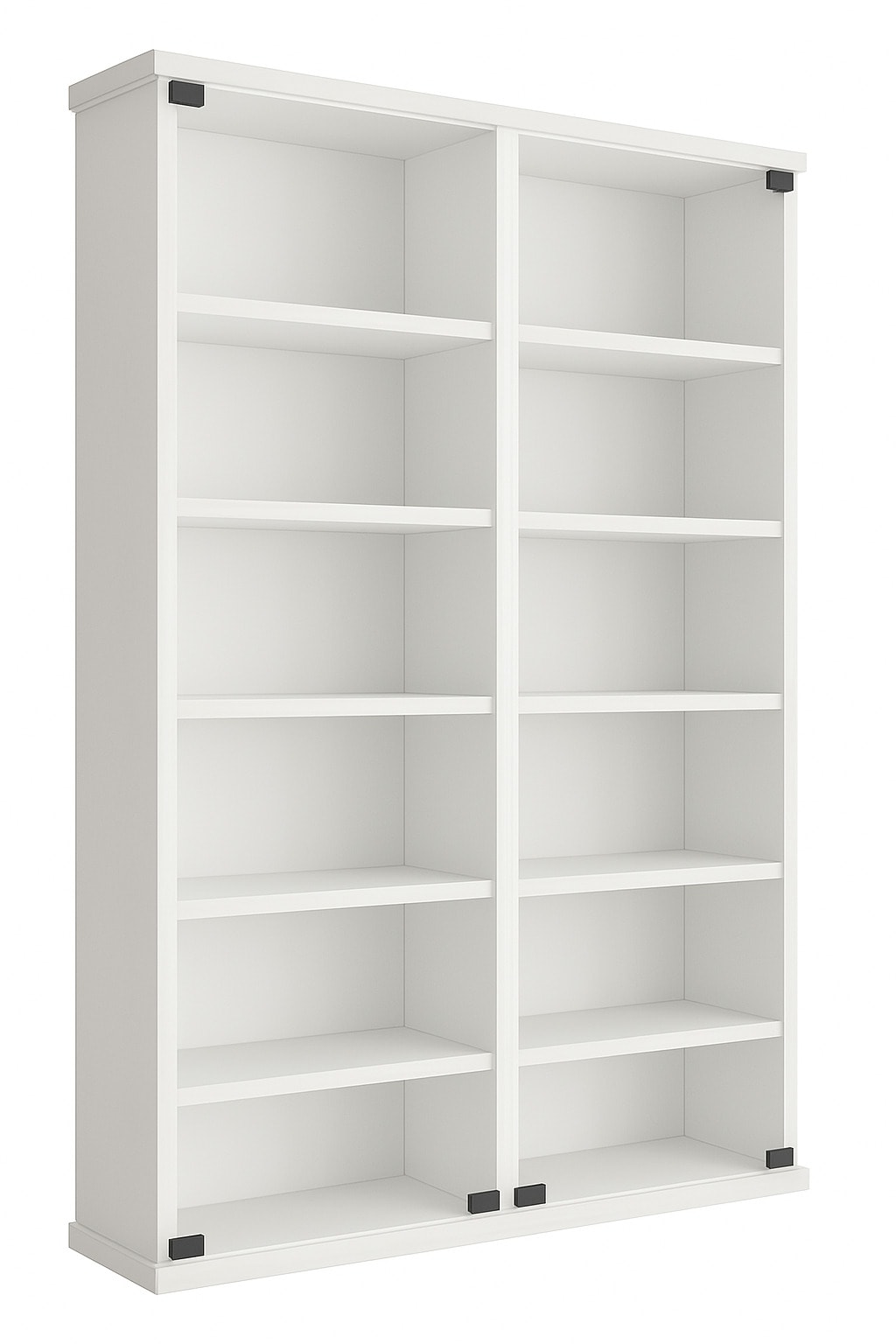 VCM Media-Regal »Holz CD DVD Wandregal Schrank Zuntisa Glastür«