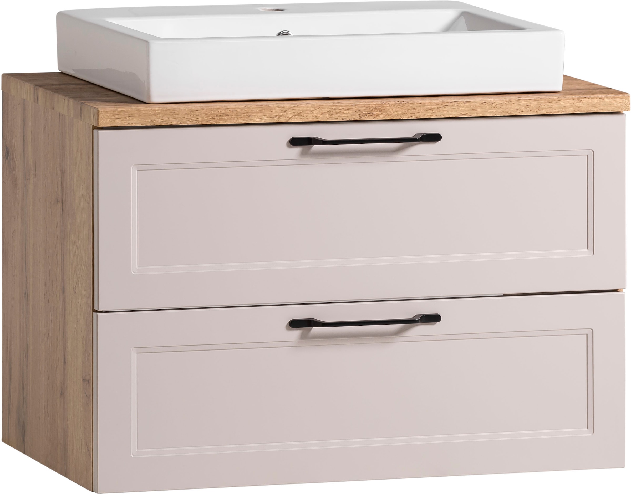 welltime Waschtisch »Lana«, Badmöbel inkl. Waschbecken, 80 cm breit