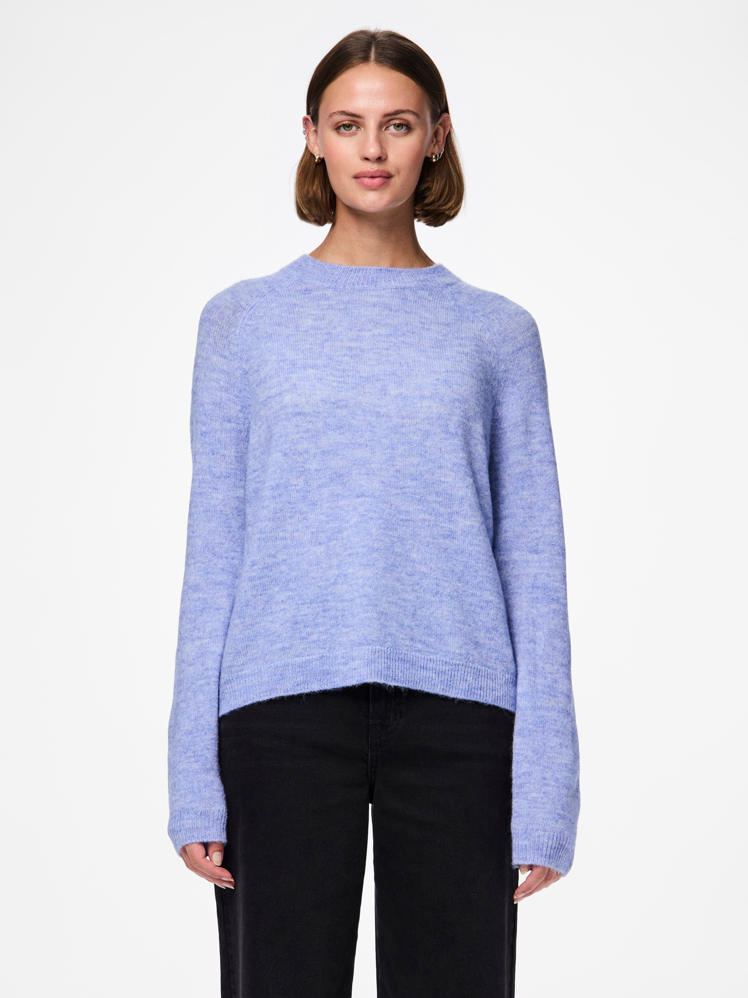 pieces Strickpullover »PCJULIANA LS O-NECK KNIT NOOS BC«