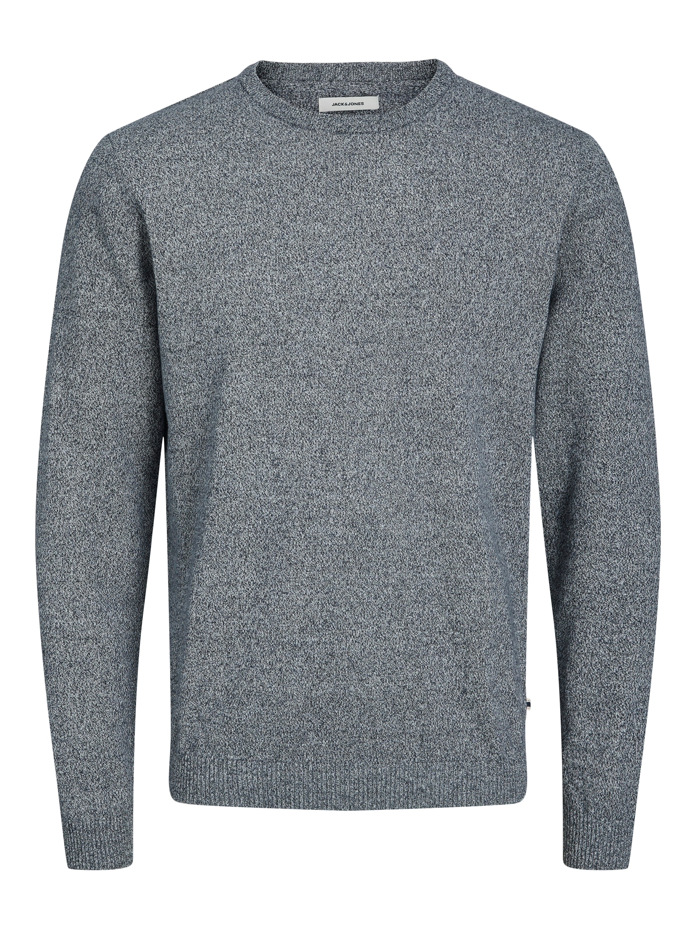 Jack & Jones Rundhalspullover »JJEBASIC mit Rundhals, ideal für Job und Freizeit«, unifarben, modisch, slim fit, Baumwolle, Rundhals
