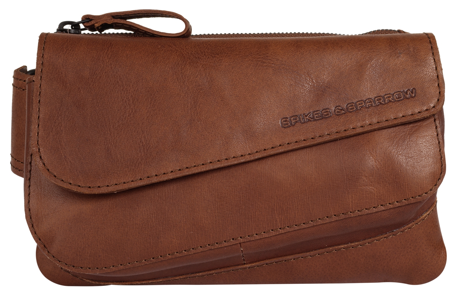 Spikes & Sparrow Gürteltasche, echt Leder