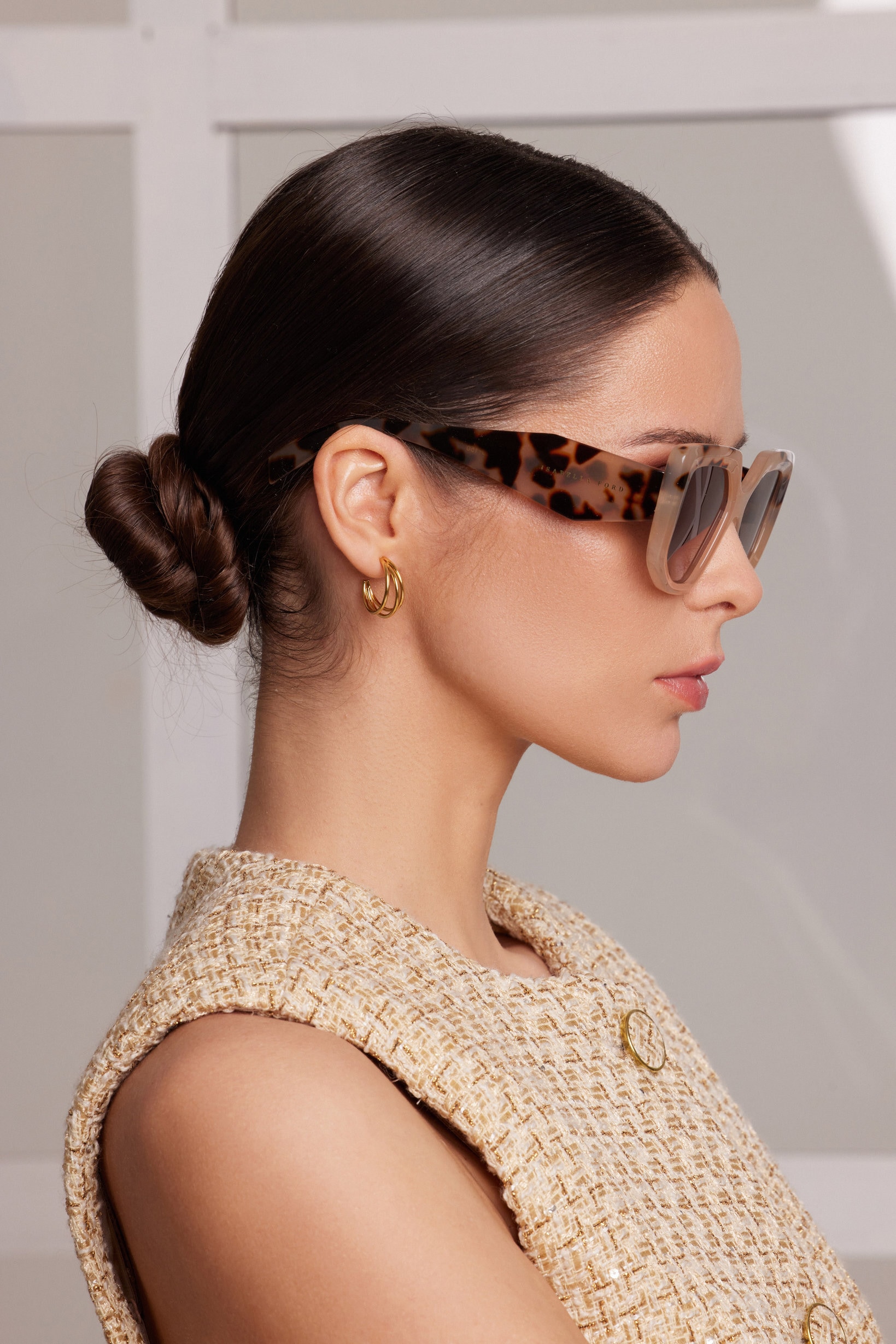 ISABELLA FORD Sonnenbrille »FA16-01« Glas 0,74 mm, polarisierte Gläser, UV400, CAT3.0