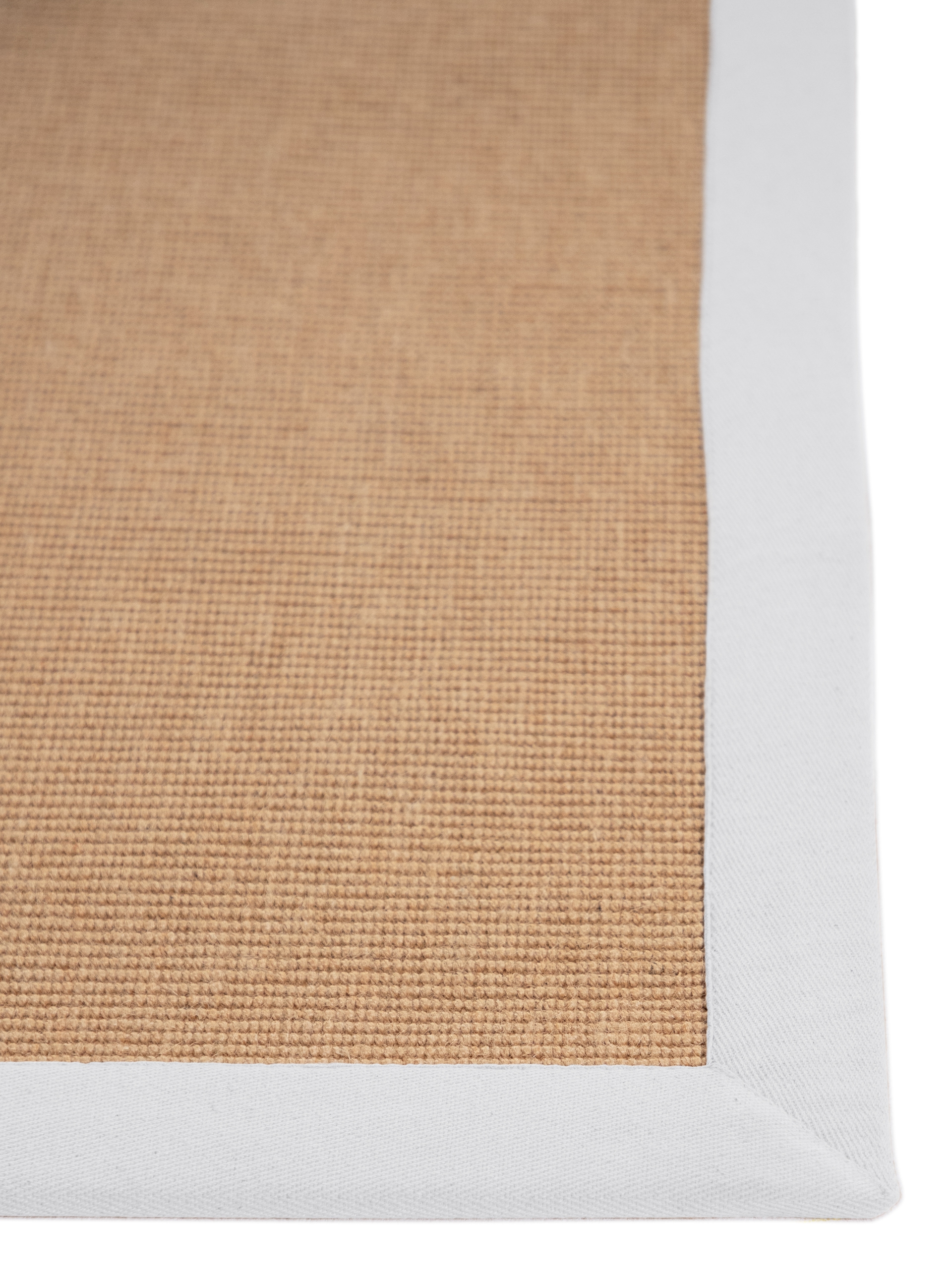 carpetfine Sisalteppich »Sisal«, rechteckig, 5 mm Höhe, mit farbiger Bordüre, Anti Rutsch Rückseite