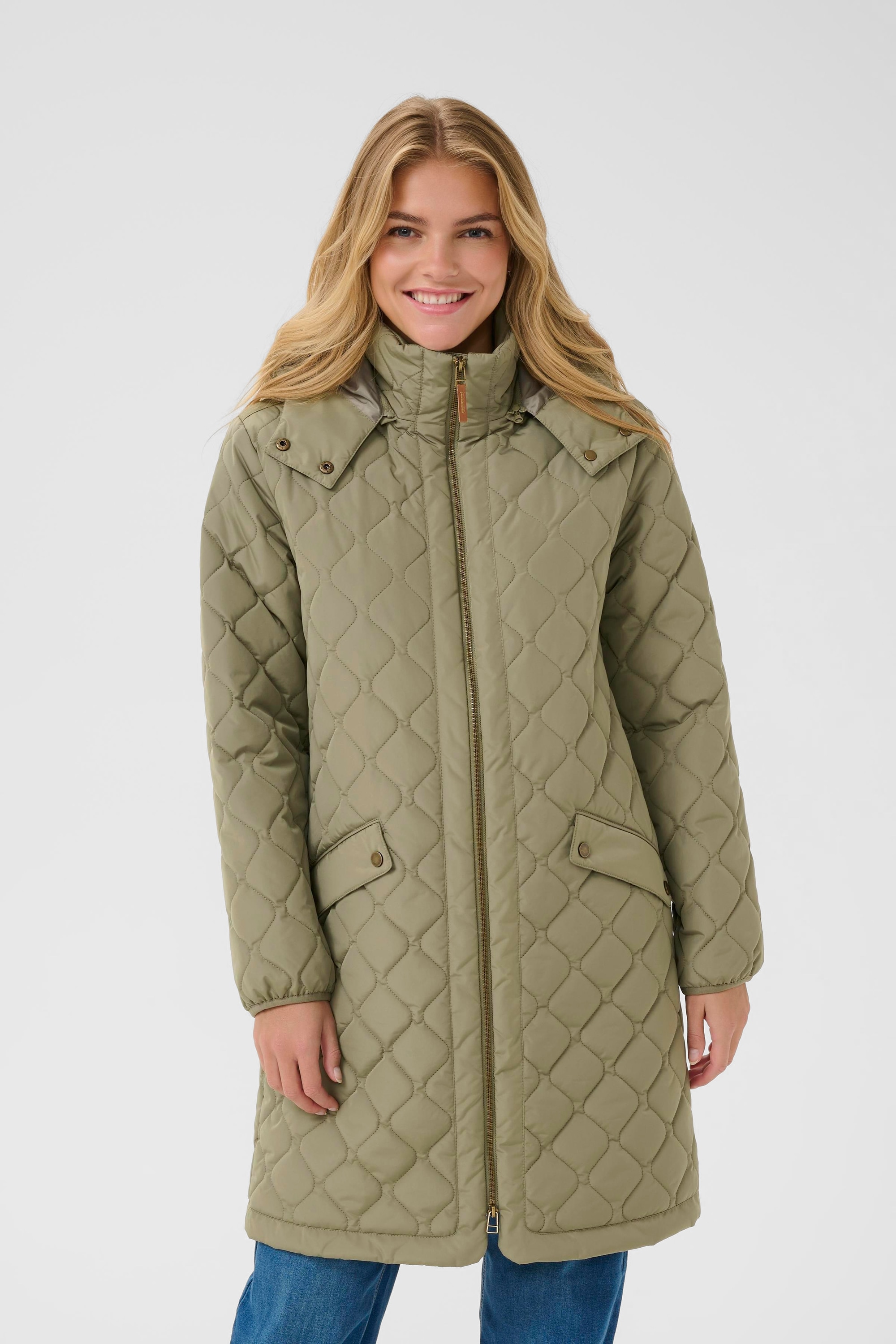 Cream Steppmantel »Damen Gefütterter Mantel CRARWEN«