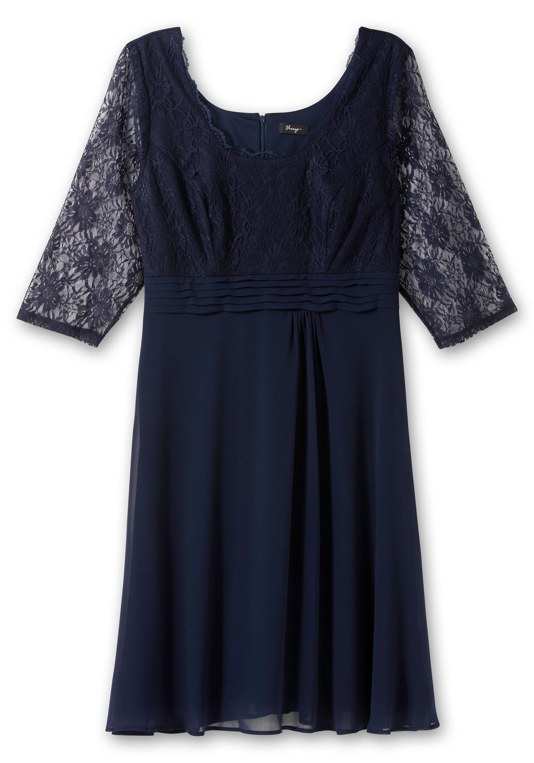 Sheego Abendkleid »Kleid mit leicht ausgestelltem Rock«