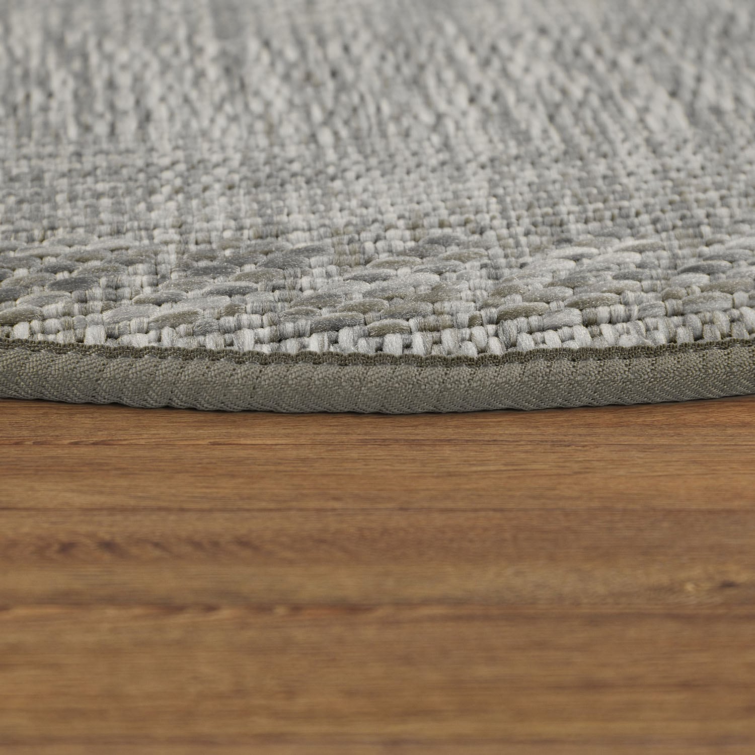 Paco Home Teppich »Malmedy 490«, rund, 4 mm Höhe, Flachgewebe, melierte Sisal-Optik, In- und Outdoor geeignet