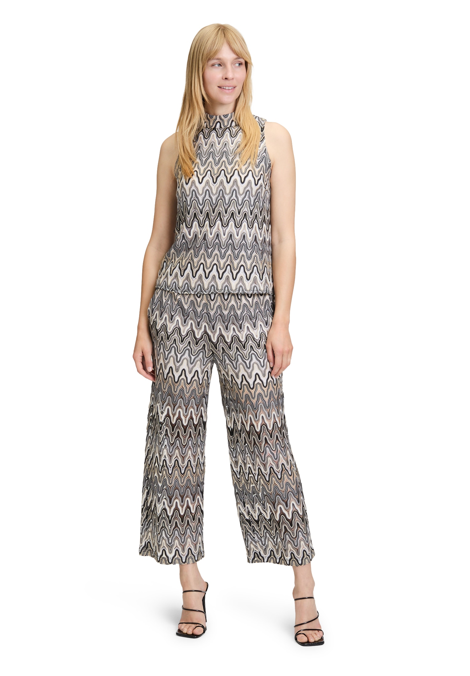 Betty Barclay Blusentop »Crop-Top mit Stehkragen«